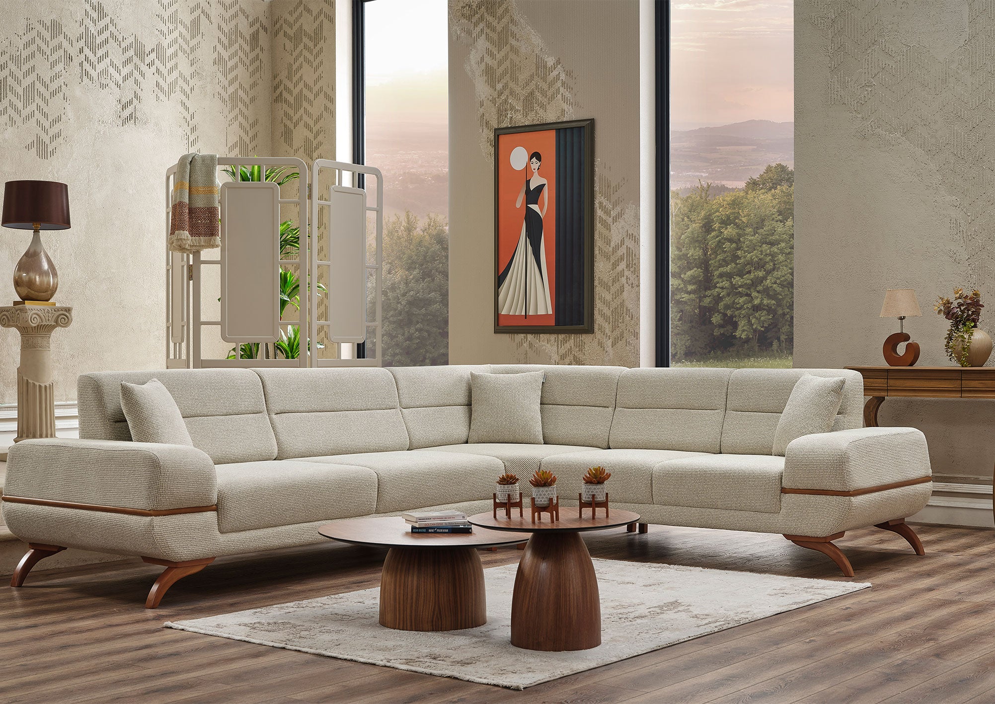 ROLEX Ecksofa