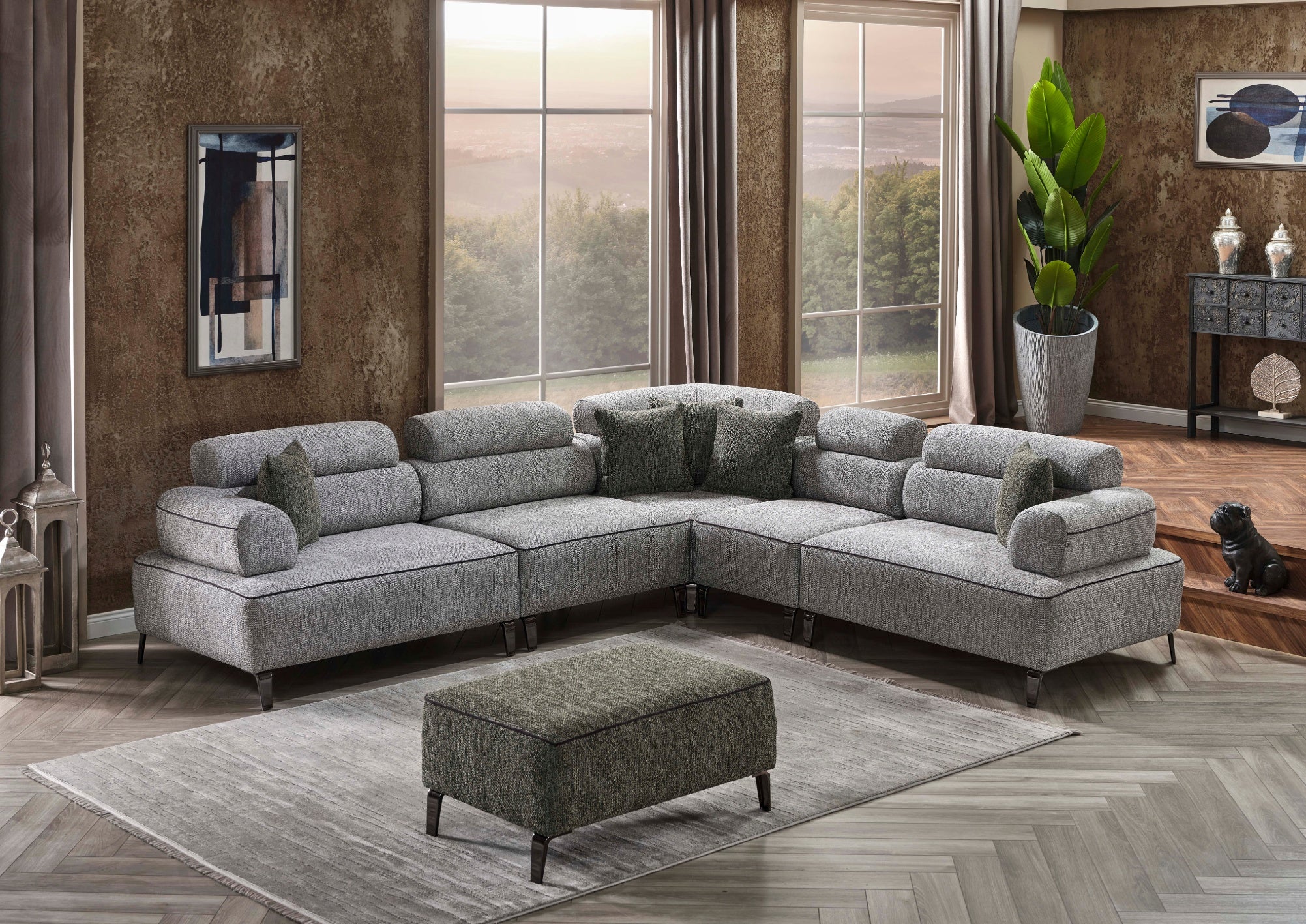 TOSCANA Modulares Ecksofa