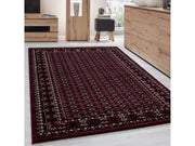 Orientteppich Klassischer Orientalisch Traditional Webteppich Schwarz Rot