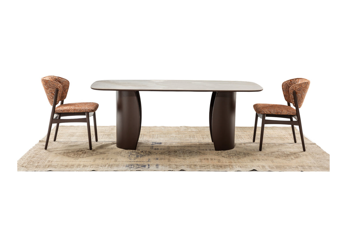Retro Esszimmer-Set mit 6 Stühlen