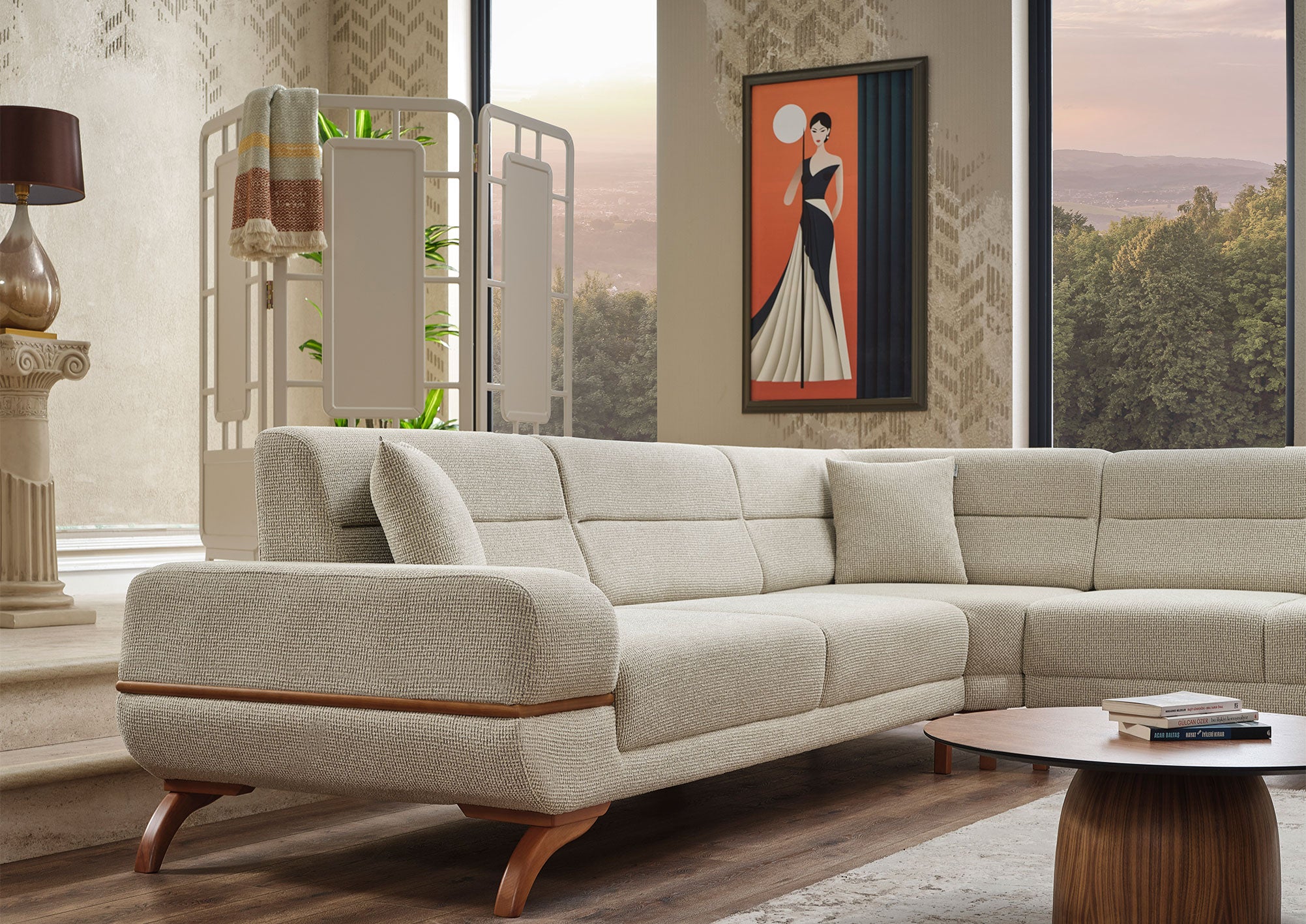 ROLEX Ecksofa