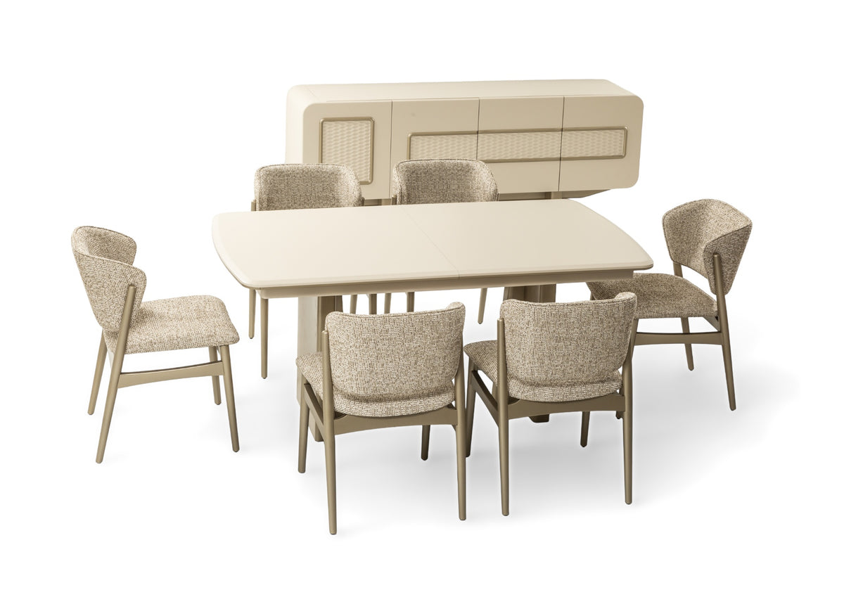 Paris Esszimmer-Set mit 6 Stühlen