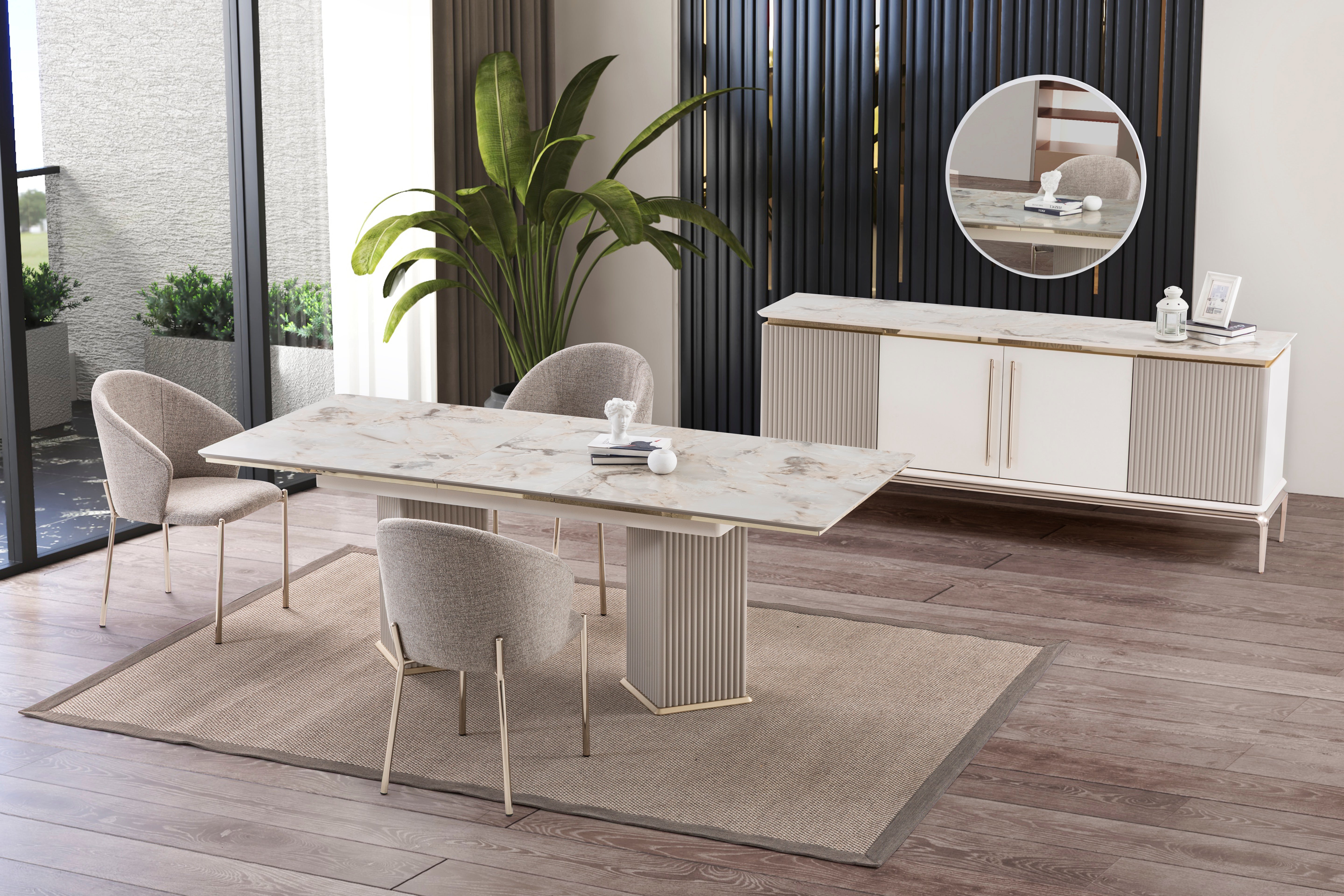 Hilton Sideboard mit Spiegel