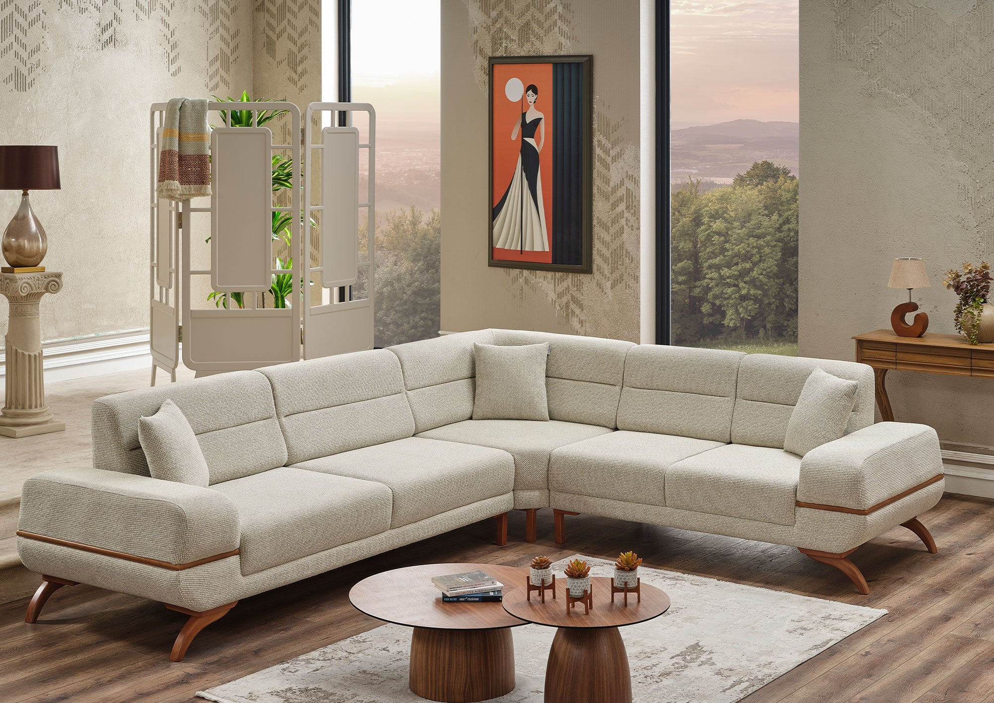 ROLEX Ecksofa