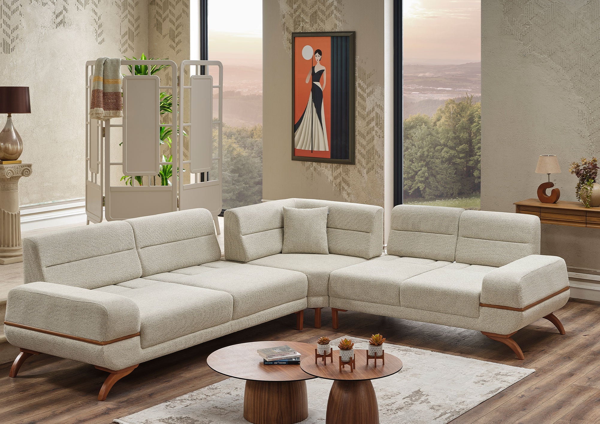 ROLEX Ecksofa
