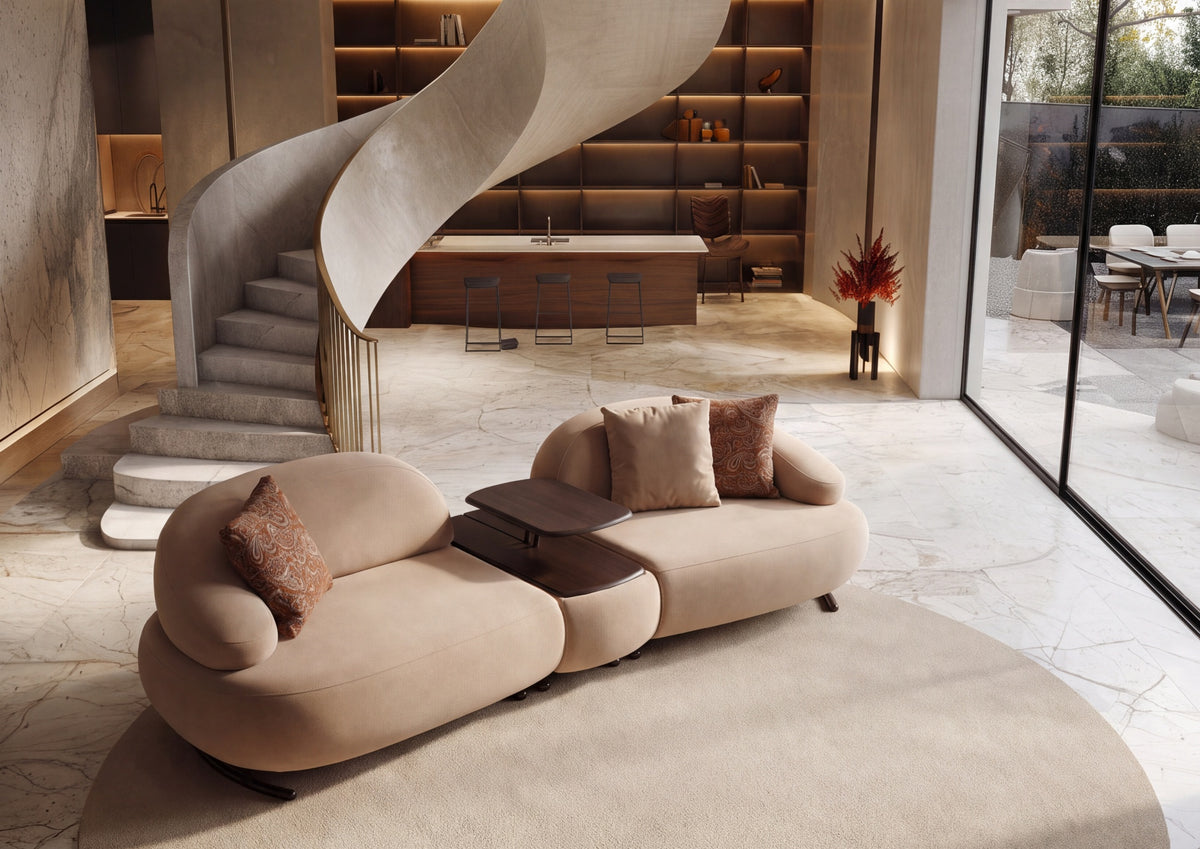 Retro 3-Sitzer Sofa