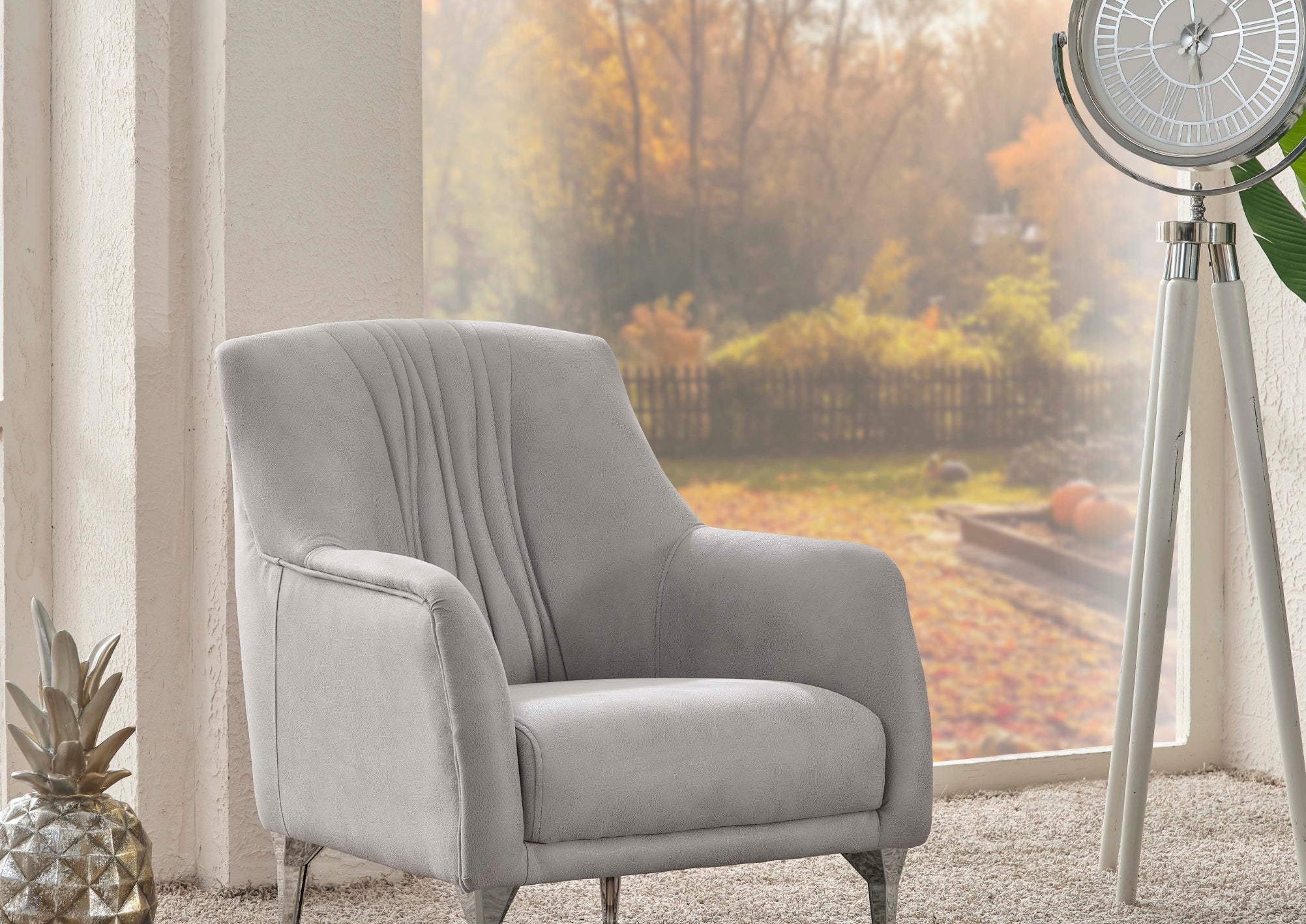 NEVADA Sofagarnitur mit Gold- oder Silberdetails