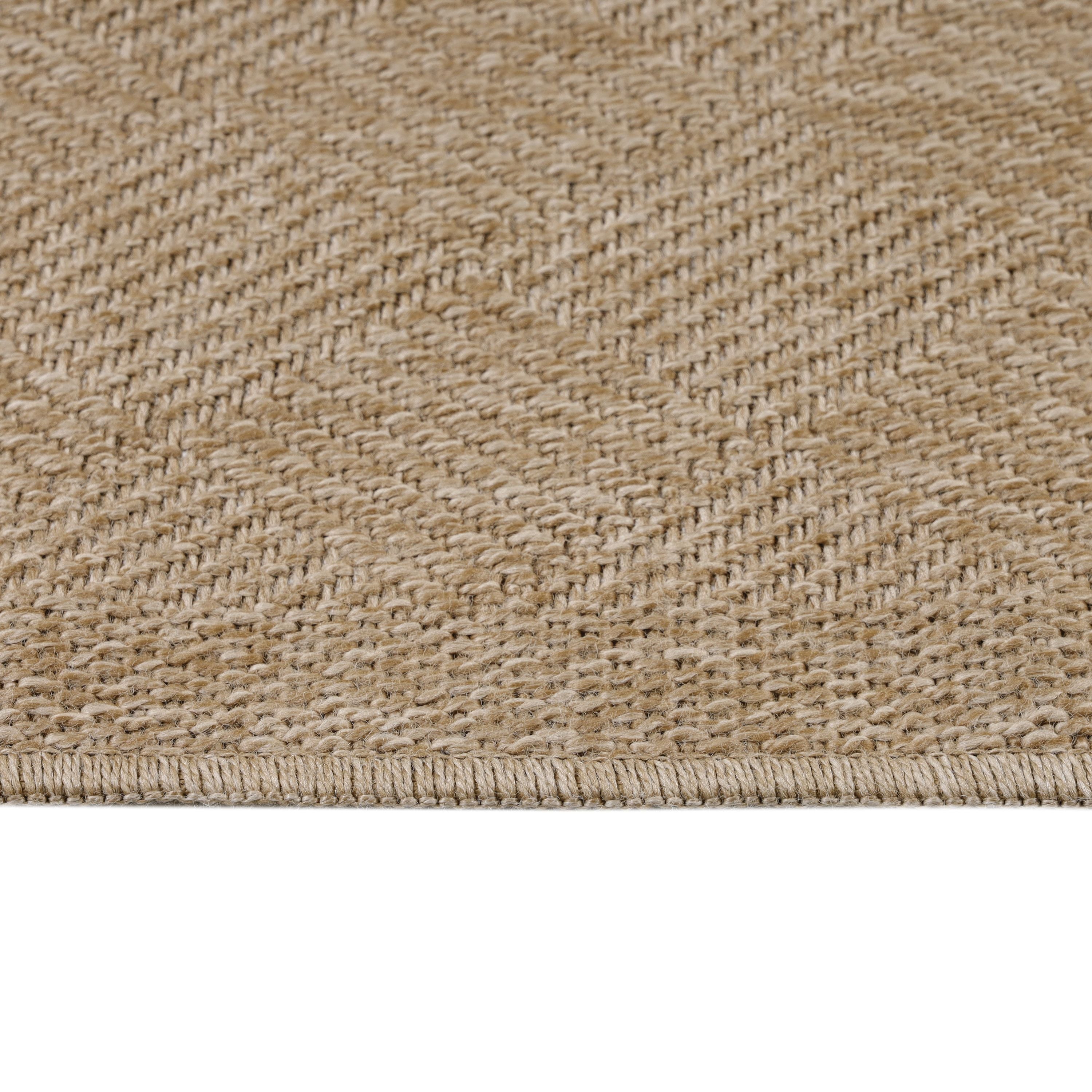 Outdoorteppiche, Vintage Design, Farbe Beige, Teppich für Terasse-Balkon-Küche, Rücken aus Polypropylen
