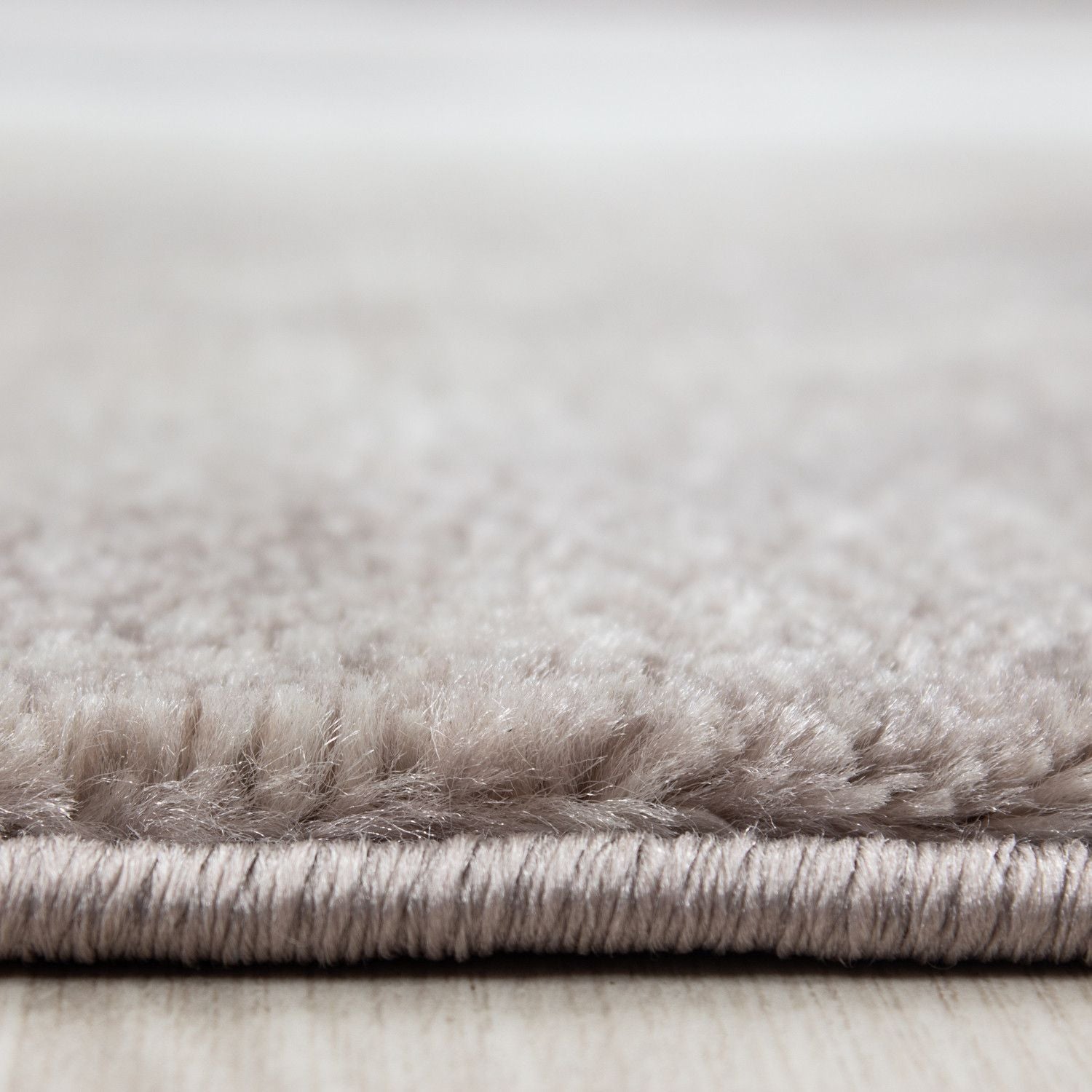 Kurzflorteppiche, Ombre Design, Farbe Braun, Teppich für Wohnzimmer, Rücken aus Jute