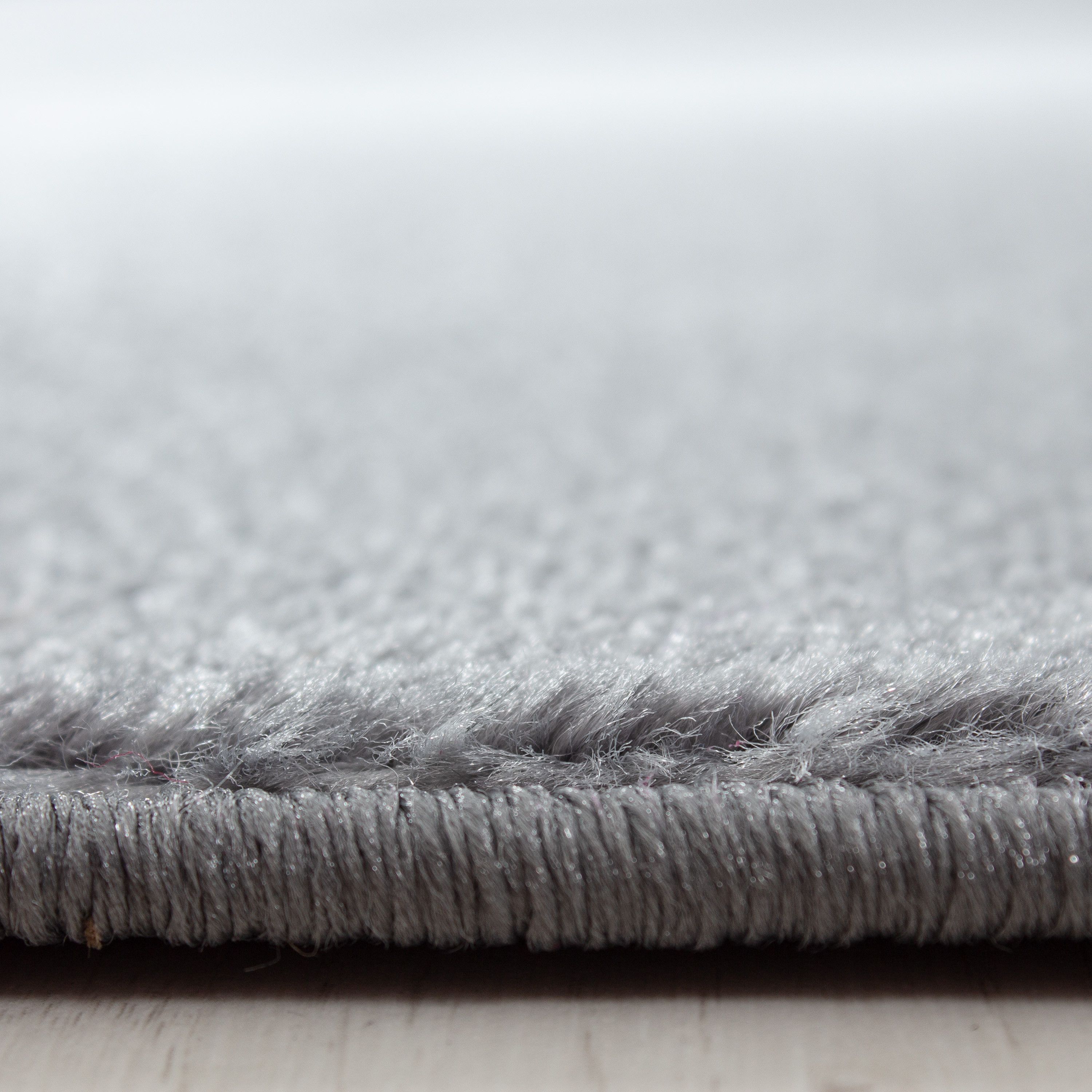 Kurzflorteppiche, Ombre Design, Farbe Schwarz, Teppich für Wohnzimmer, Rücken aus Jute