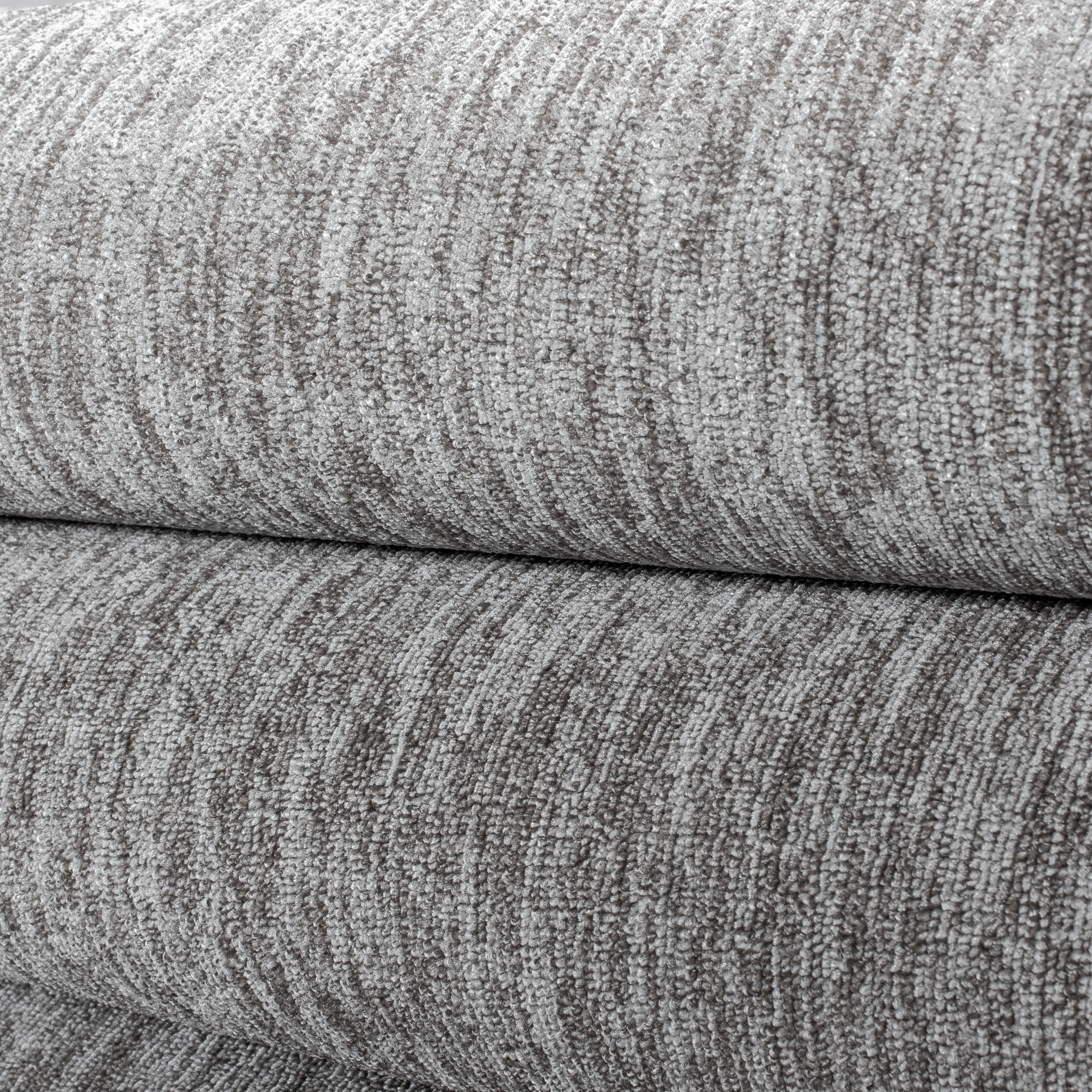 Kurzflorteppiche, Unicolor - Einfarbig, Farbe Hellgrau, Teppich für Wohnzimmer, Rücken aus Filz