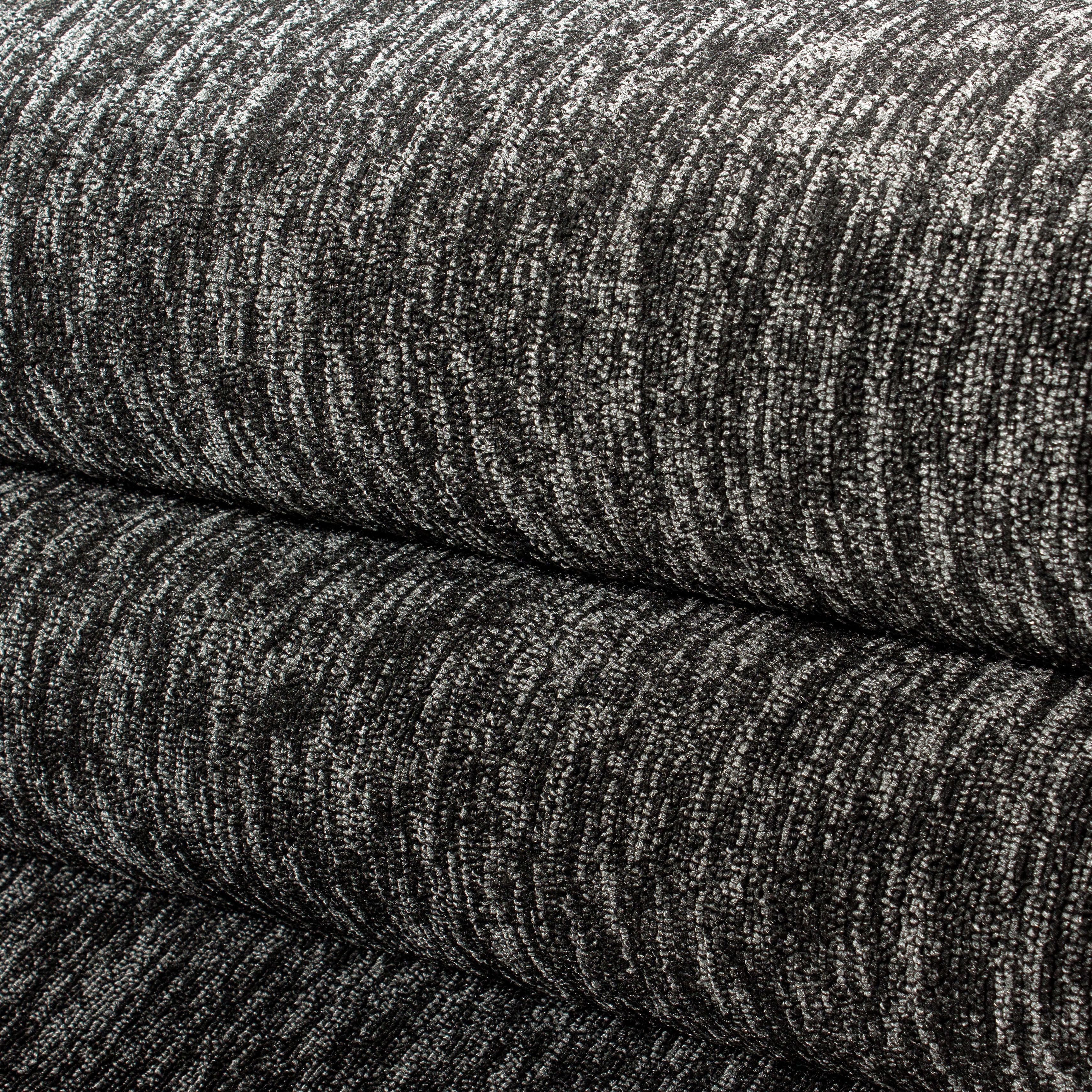 Kurzflorteppiche, Unicolor - Einfarbig, Farbe Anthrazit, Teppich für Wohnzimmer, Rücken aus Filz