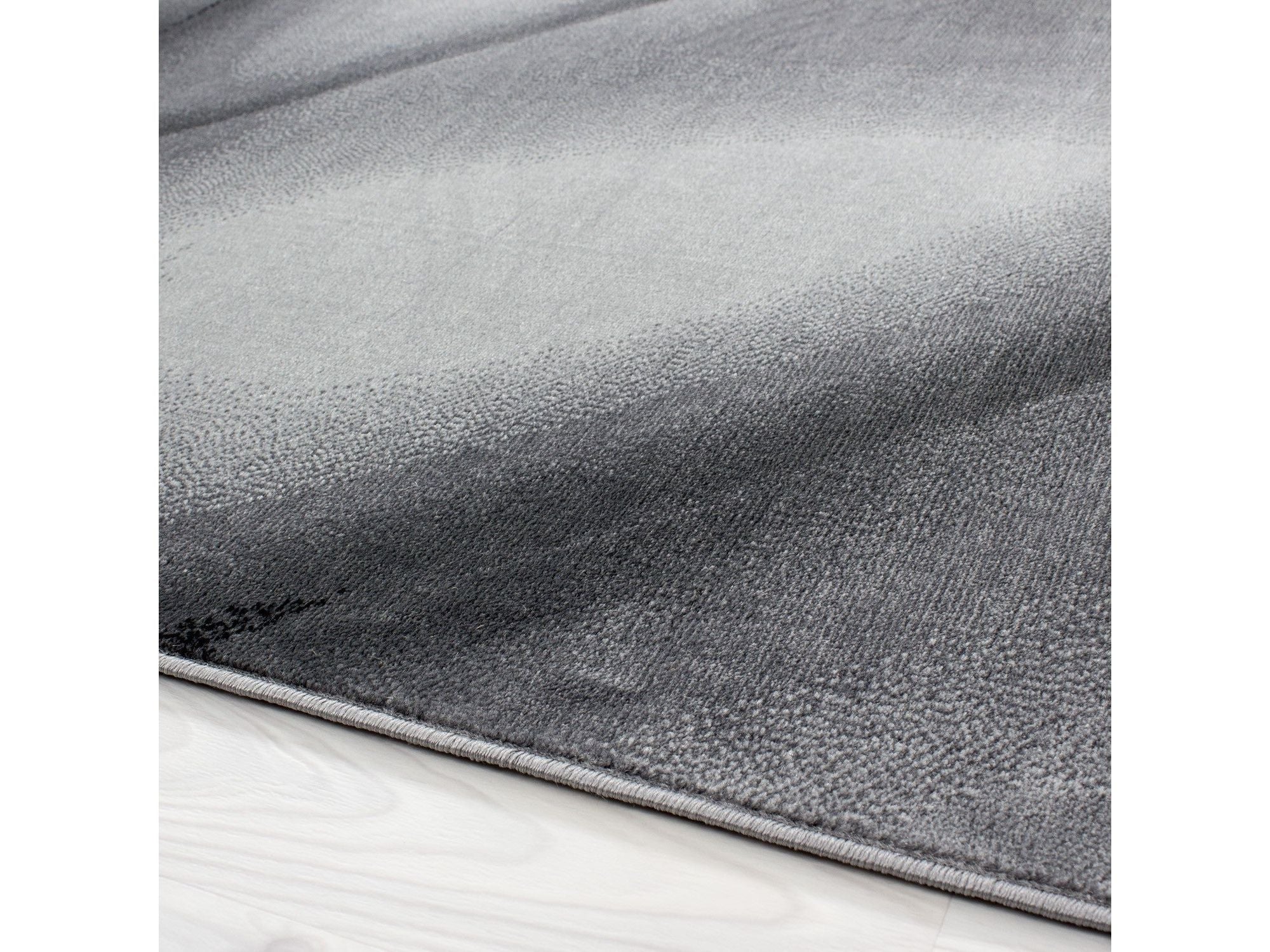 Moderner Designer Wohnzimmer Teppich Miami 6590 Schwarz