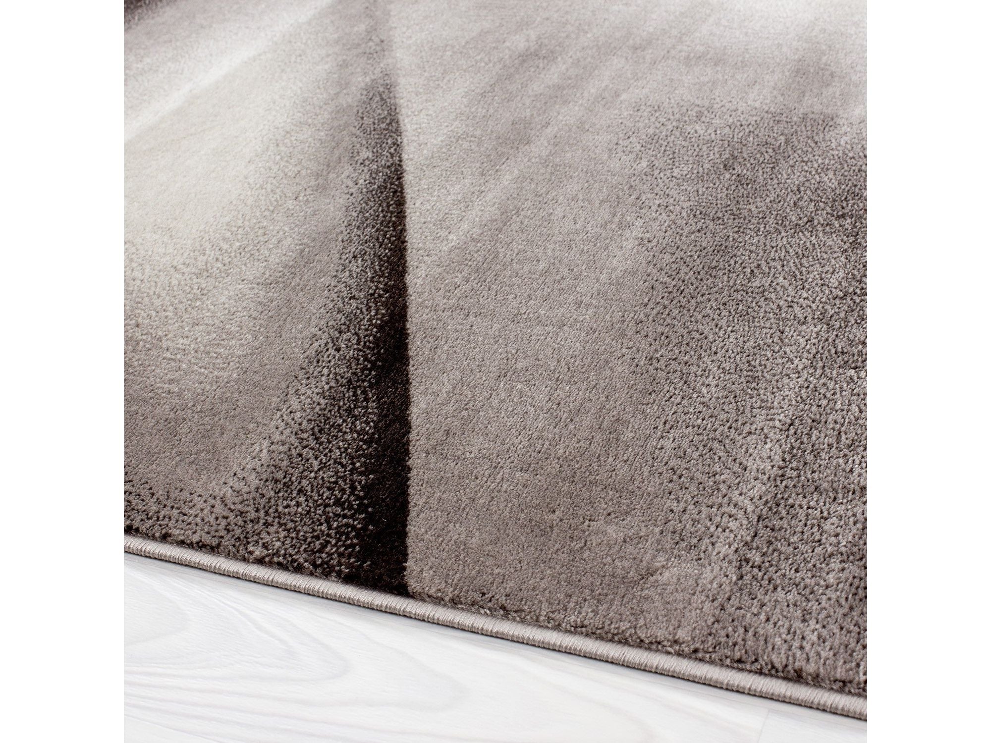 Moderner Designer Wohnzimmer Teppich Miami 6590 Braun