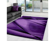 Moderner Designer Wohnzimmer Teppich MIAMI 6590 LILA