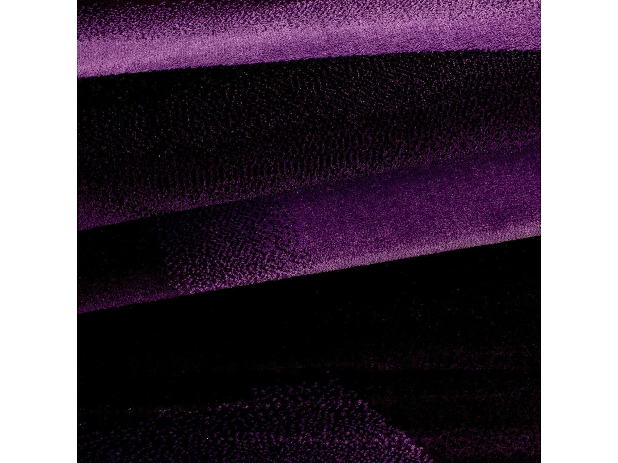 Moderner Designer Wohnzimmer Teppich MIAMI 6590 LILA