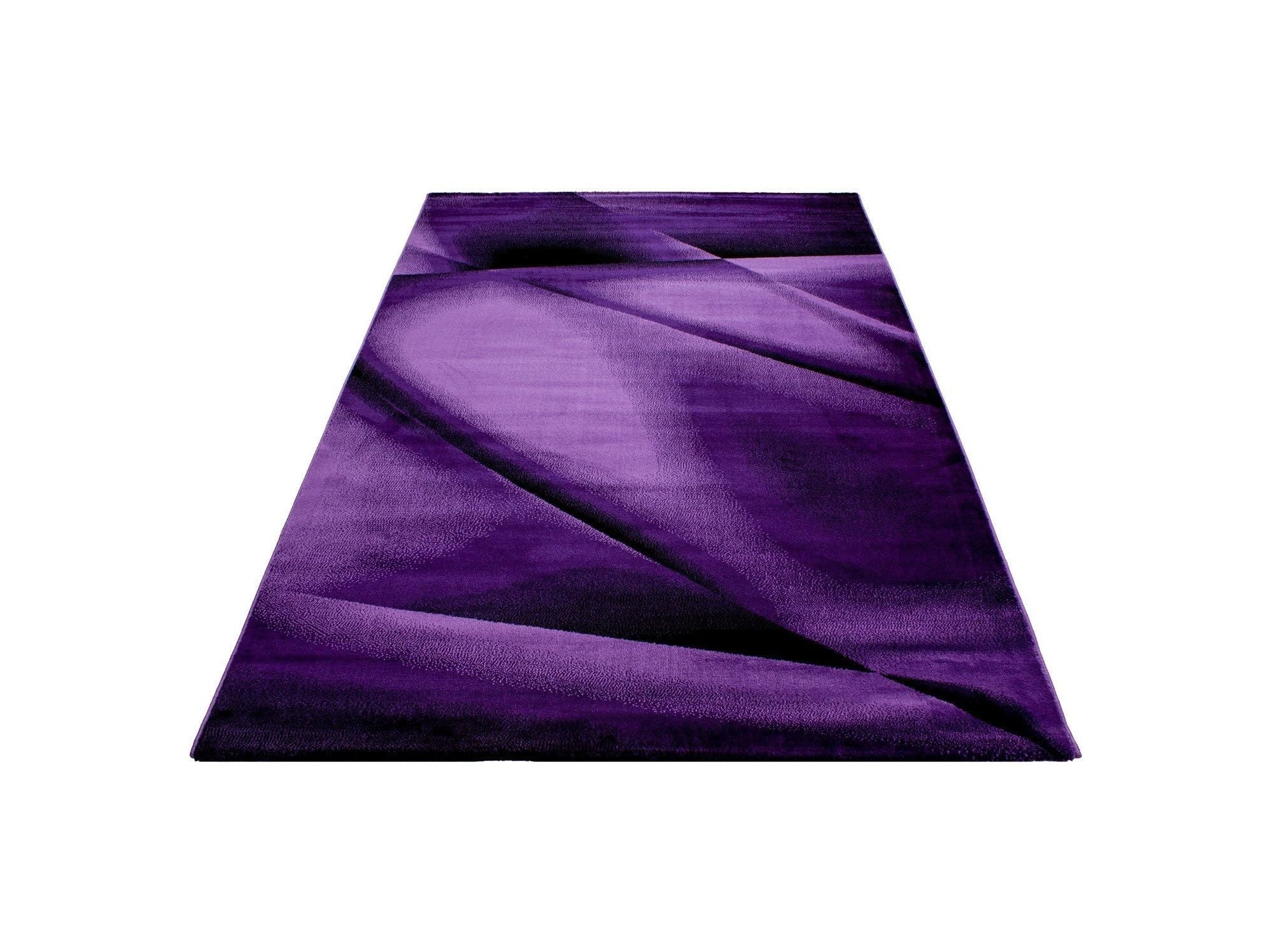 Moderner Designer Wohnzimmer Teppich MIAMI 6590 LILA