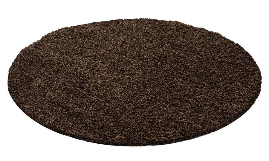 Runder Hochflor Teppich LIFE