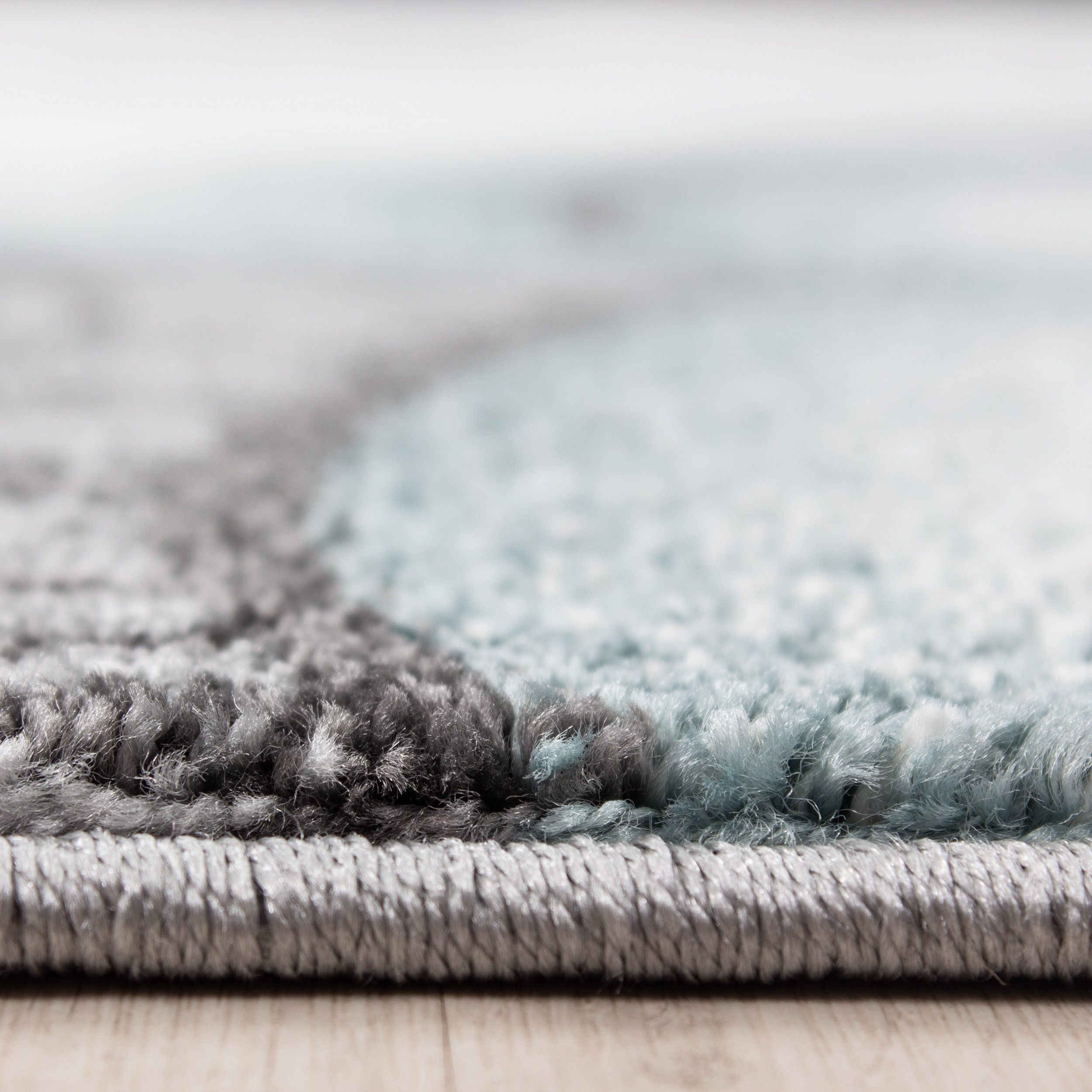 Kinderteppiche, Bär-Design, Farbe Blau, Teppich für Kinderzimmer, Rücken aus Jute