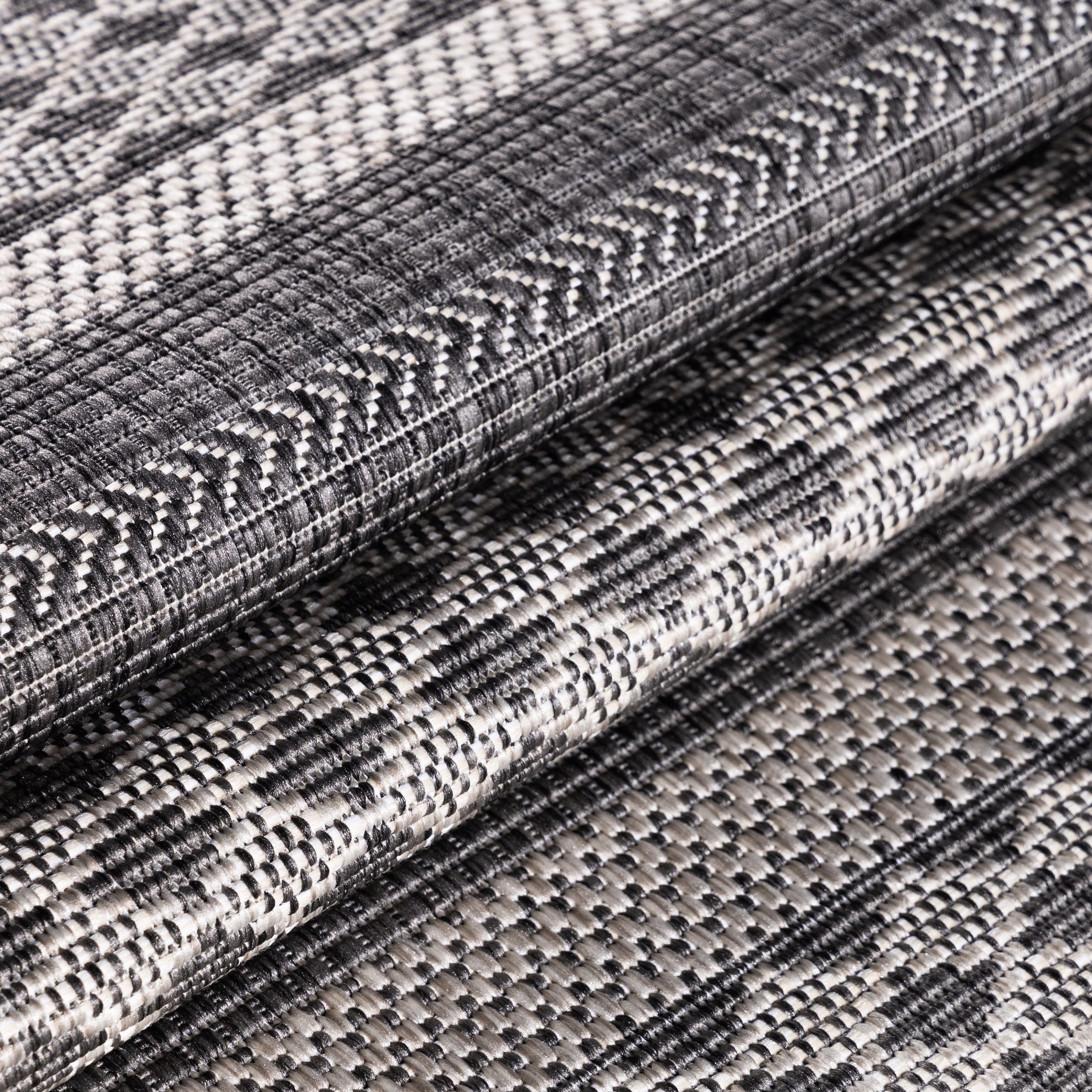 Outdoorteppiche, Vintage Design, Farbe Beige, Teppich für Terasse-Balkon-Küche, Rücken aus Polypropylen