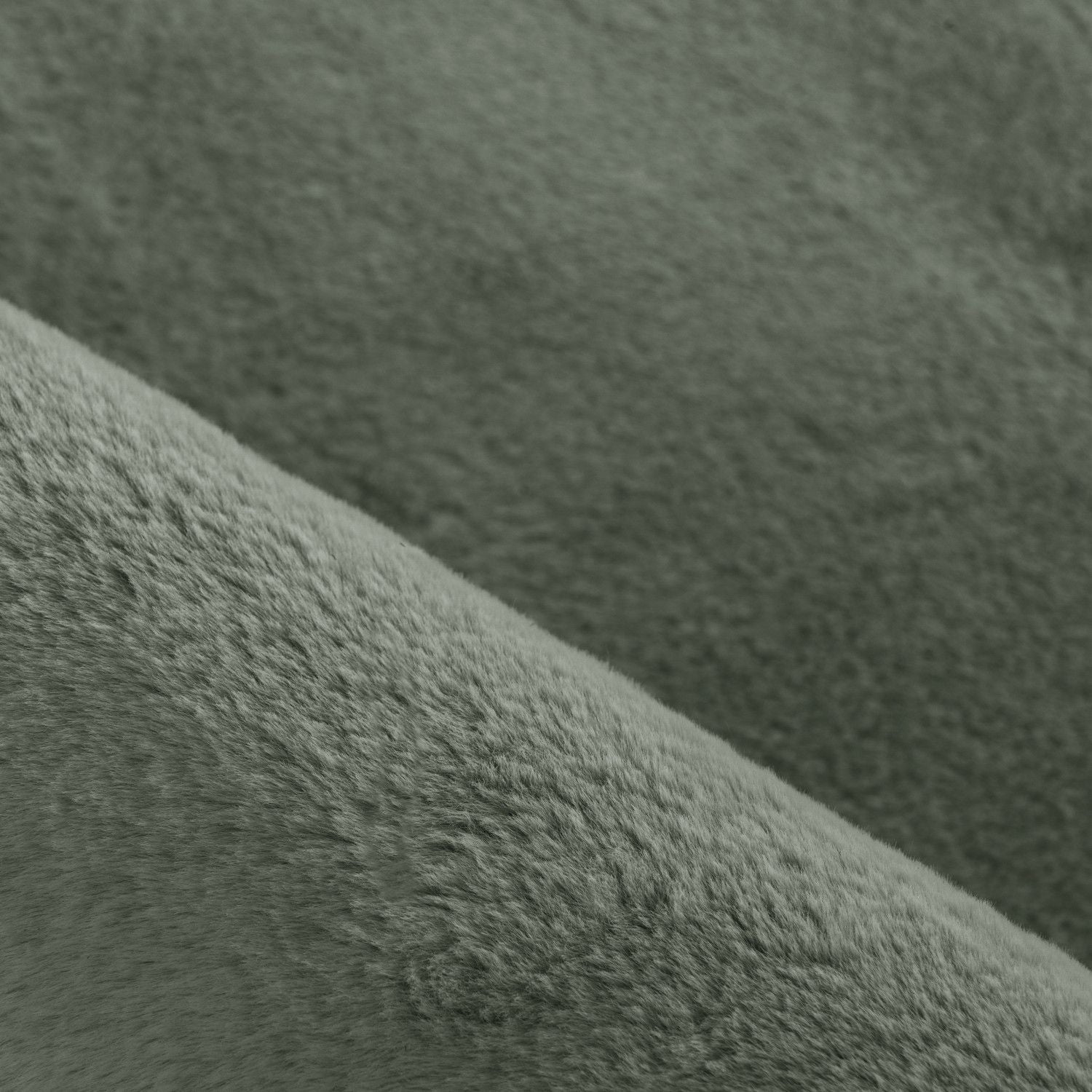 Hochflorteppiche, Unicolor - Einfarbig, Farbe Grün, Teppich für Wohnzimmer, Rücken aus Baumwolle