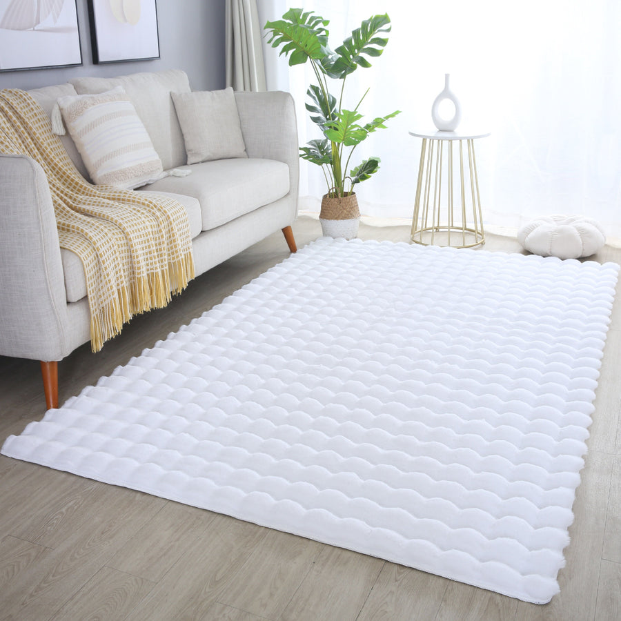 Hochflor Teppich Soft Wave – Waschbar