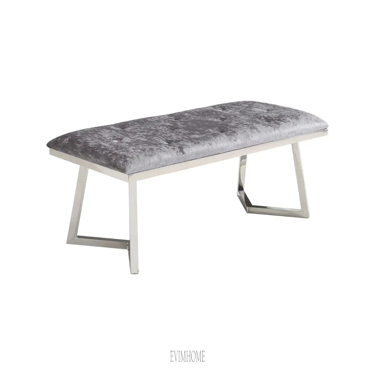 BARI RÉCAMIERE | 110X50X47 CM SILBER STOFF A41-4 Evimhome