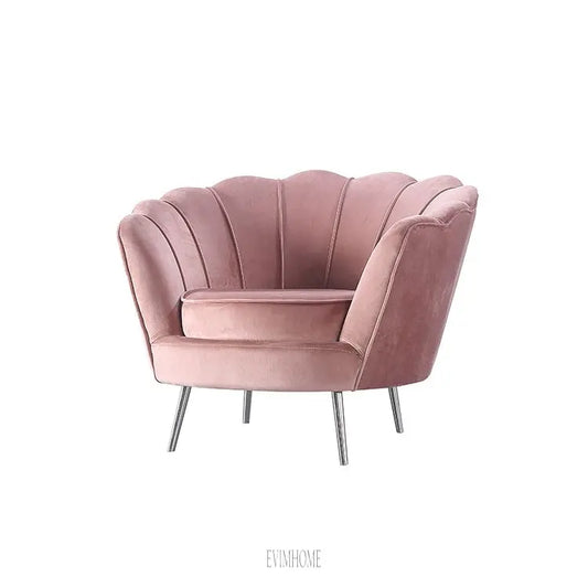 BERGAMO SESSEL | ROSE STOFF VELU52A Evimhome