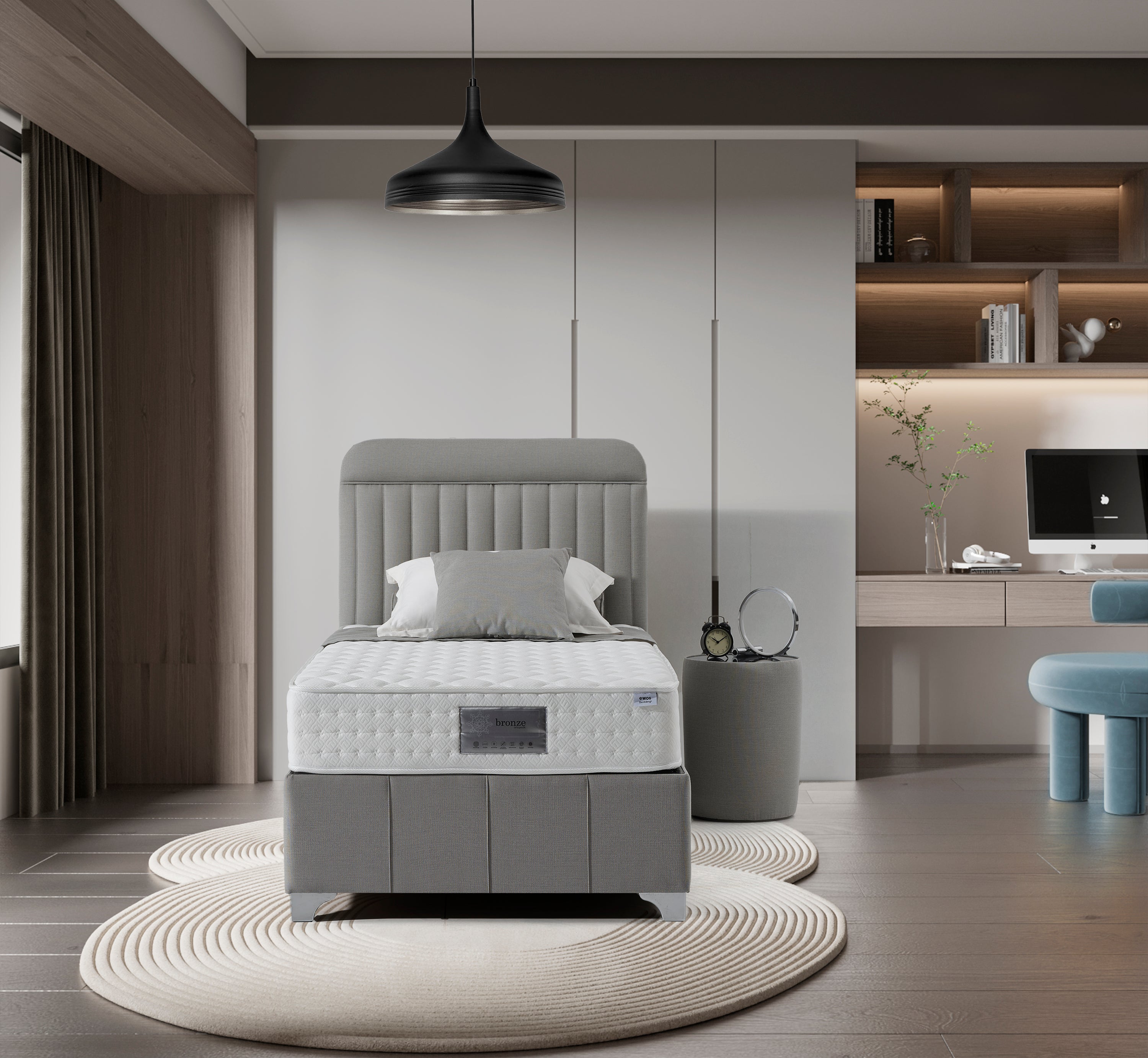 Bronze Malta Boxspringbett Set