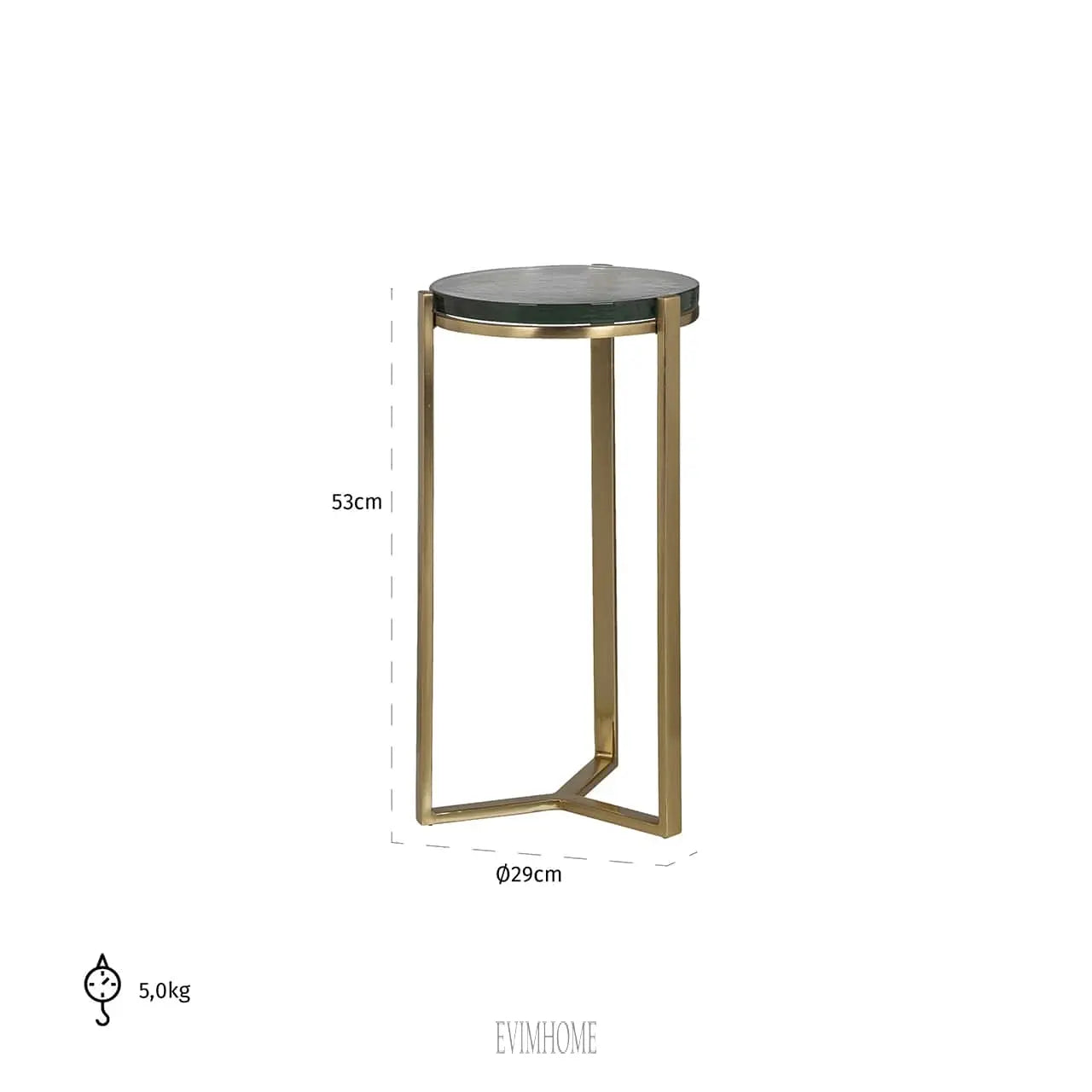 Beistelltisch Aubrey (Gold) Evimhome