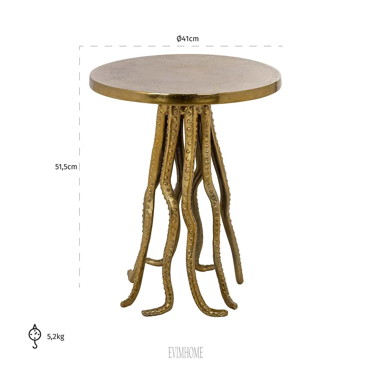 Beistelltisch Macey (Gold) Evimhome