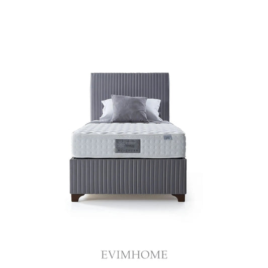 Bronze Rapid Boxspringbett Set: Ultra-Harte Matratze mit 100% Schafwolle, 4-Jahreszeiten-Komfort, Bonell-Federsystem & Luftkapseln – Für erholsamen und hygienischen Schlaf Schlafsinn
