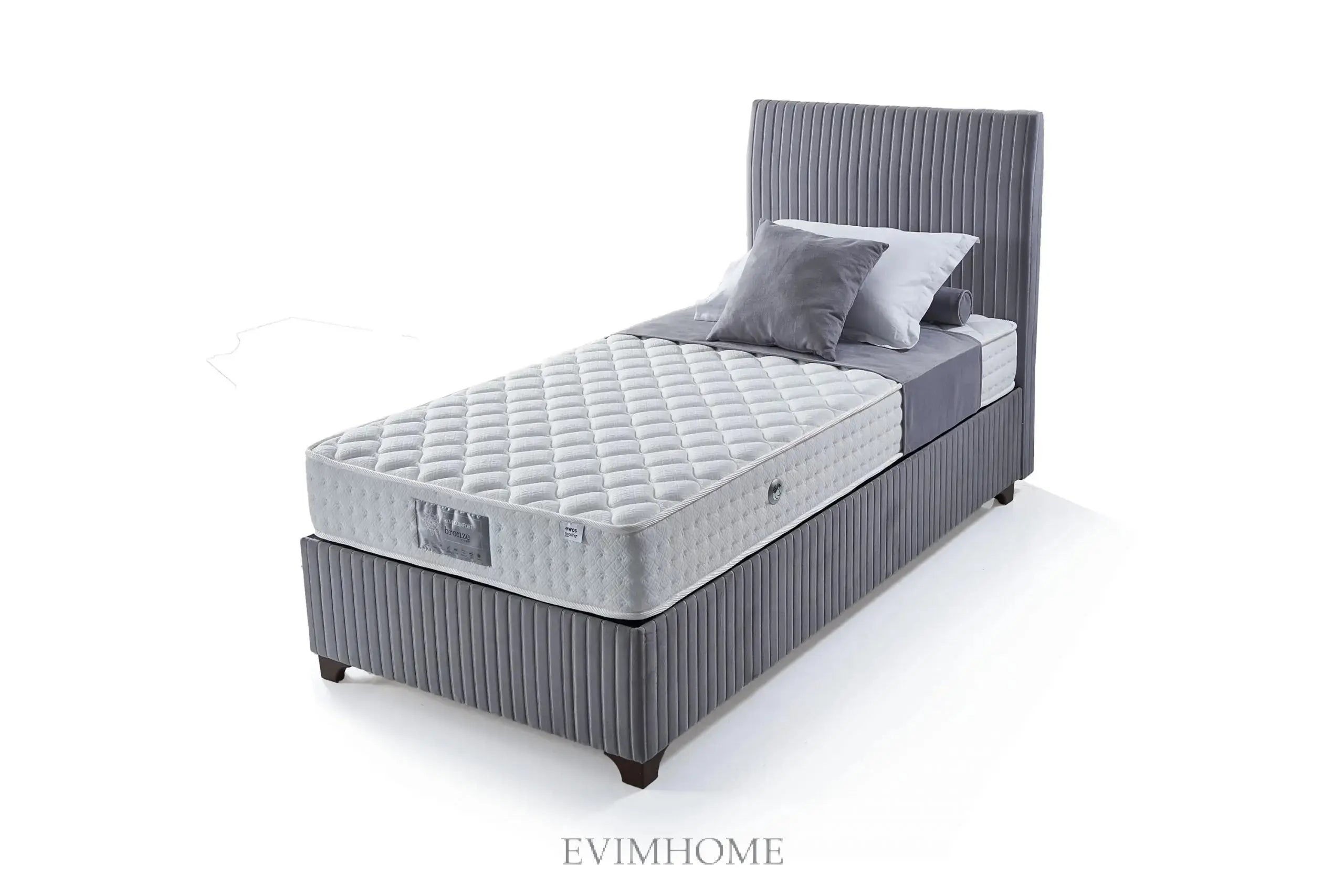 Bronze Rapid Boxspringbett Set: Ultra-Harte Matratze mit 100% Schafwolle, 4-Jahreszeiten-Komfort, Bonell-Federsystem & Luftkapseln – Für erholsamen und hygienischen Schlaf Schlafsinn