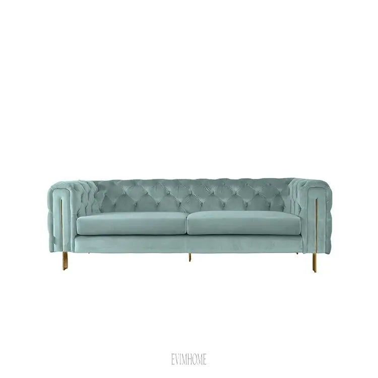 CAMPANIA SOFA GOLD | GRÜNER STOFF MJ11-65 Evimhome