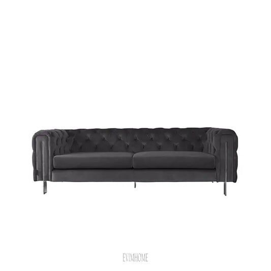 CAMPANIA SOFA | SCHWARZER STOFF MJ11-111 Evimhome