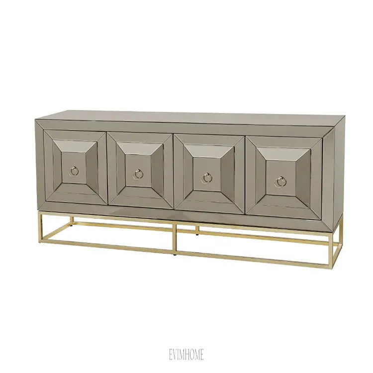 CASTRO KOMMODE GOLD | 180X42X78 CM SEPIA Evimhome