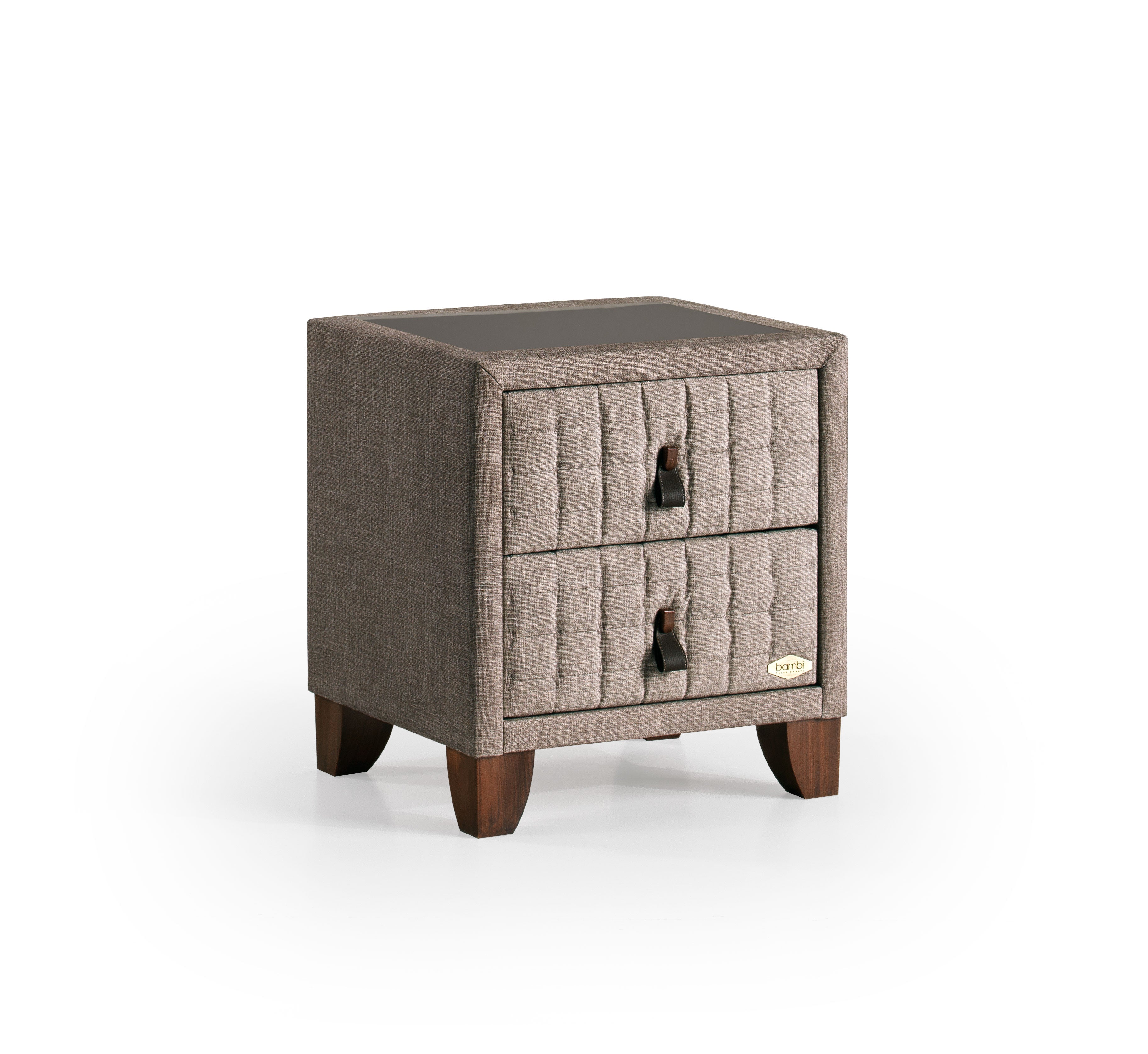 Bambi Cotton Master Nachttisch mit Glasplatte