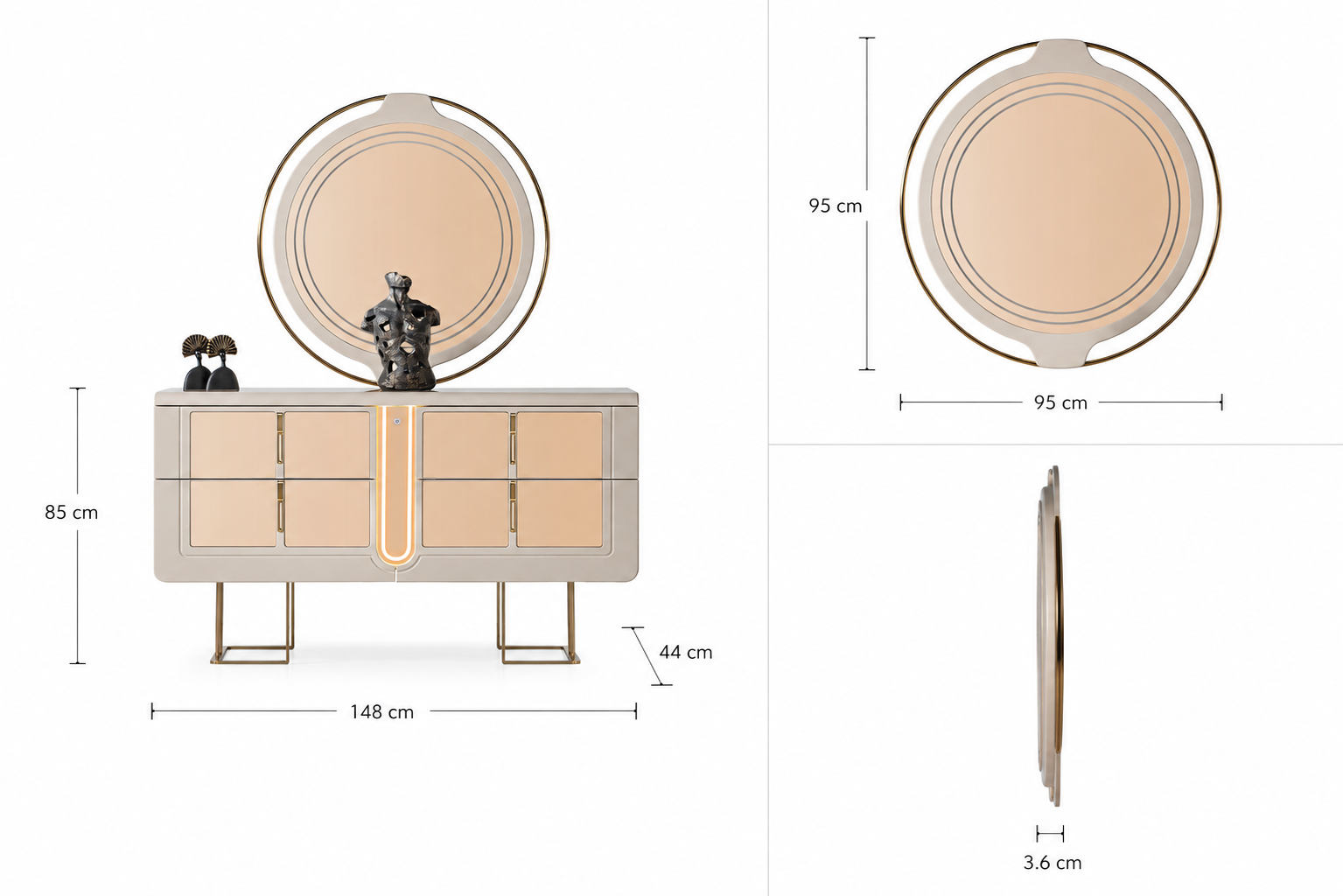 MONZA Schlafzimmer Set