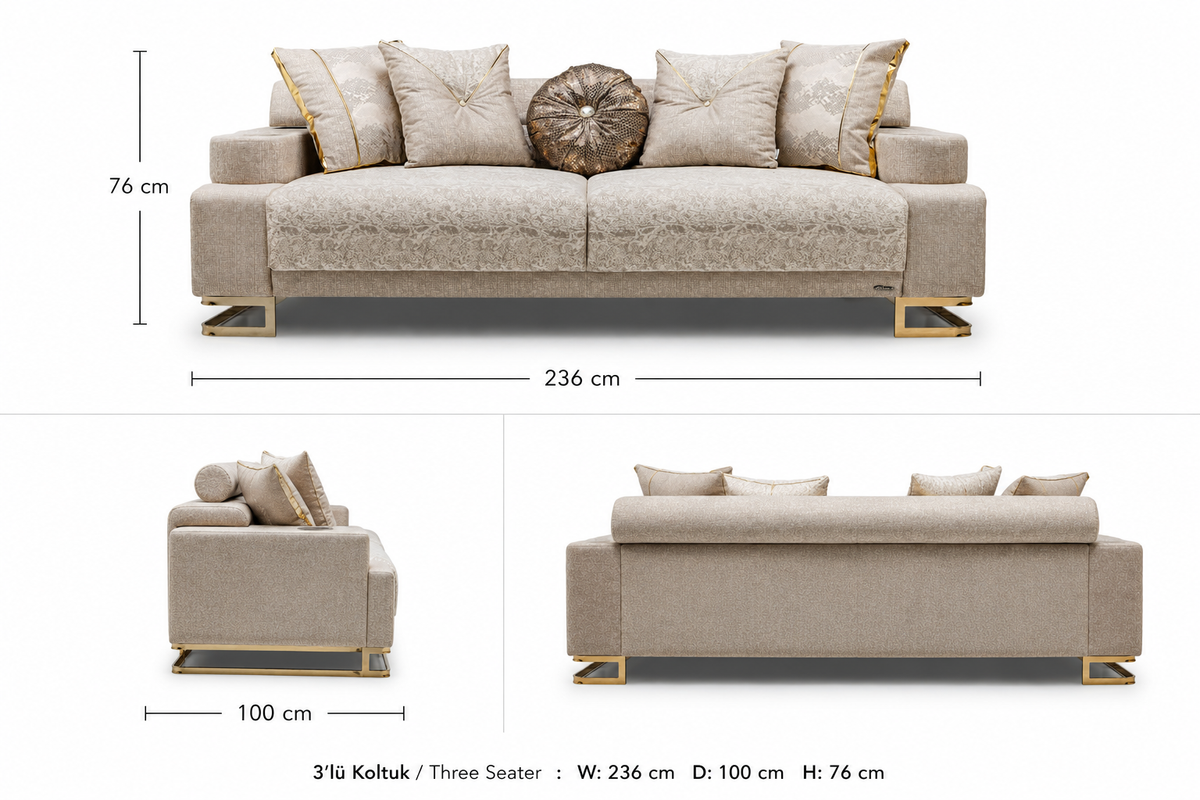 Monza Wohnzimmer Set
