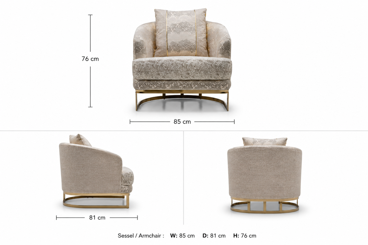 Monza Wohnzimmer Set