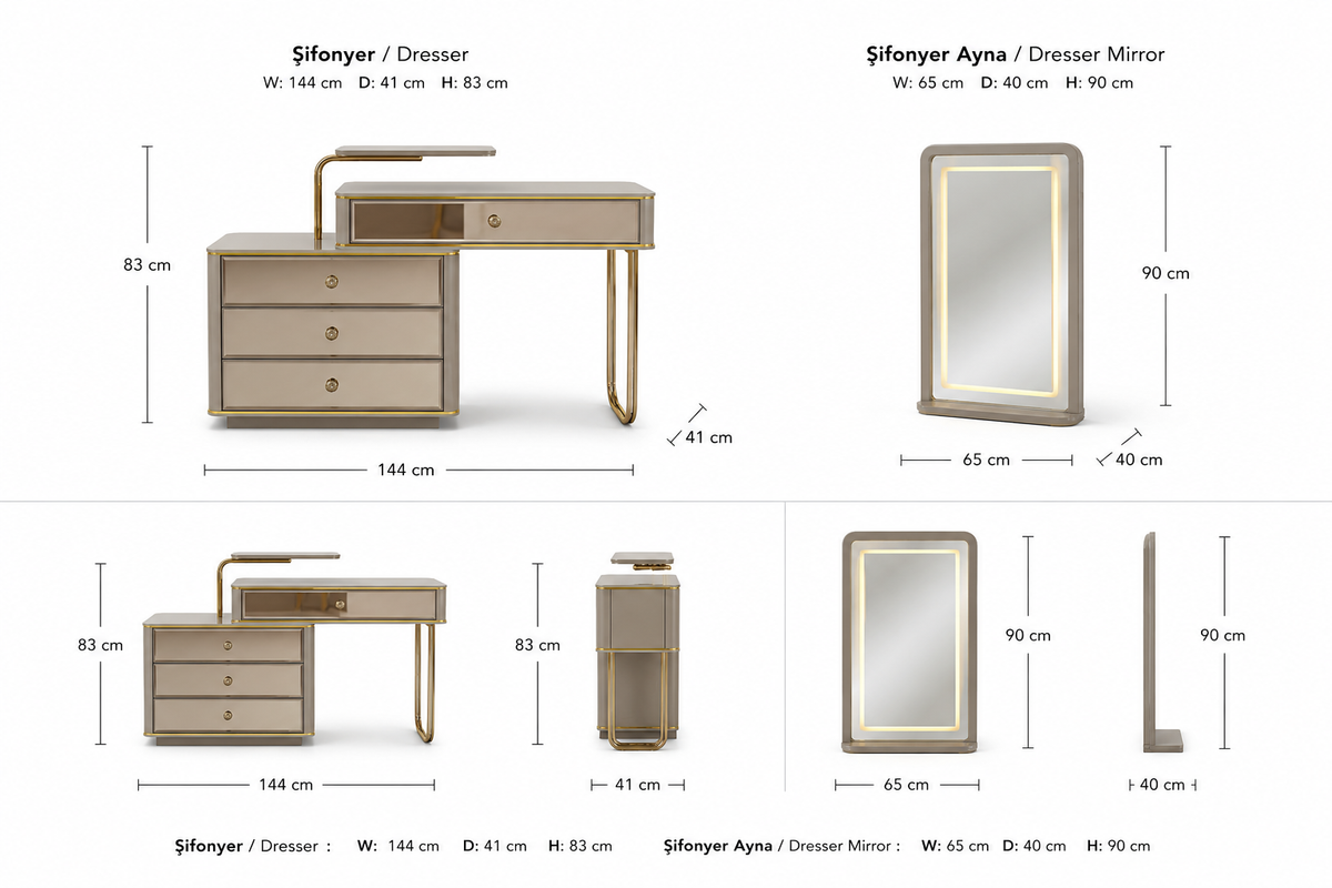 Deluxe Schlafzimmer-Set