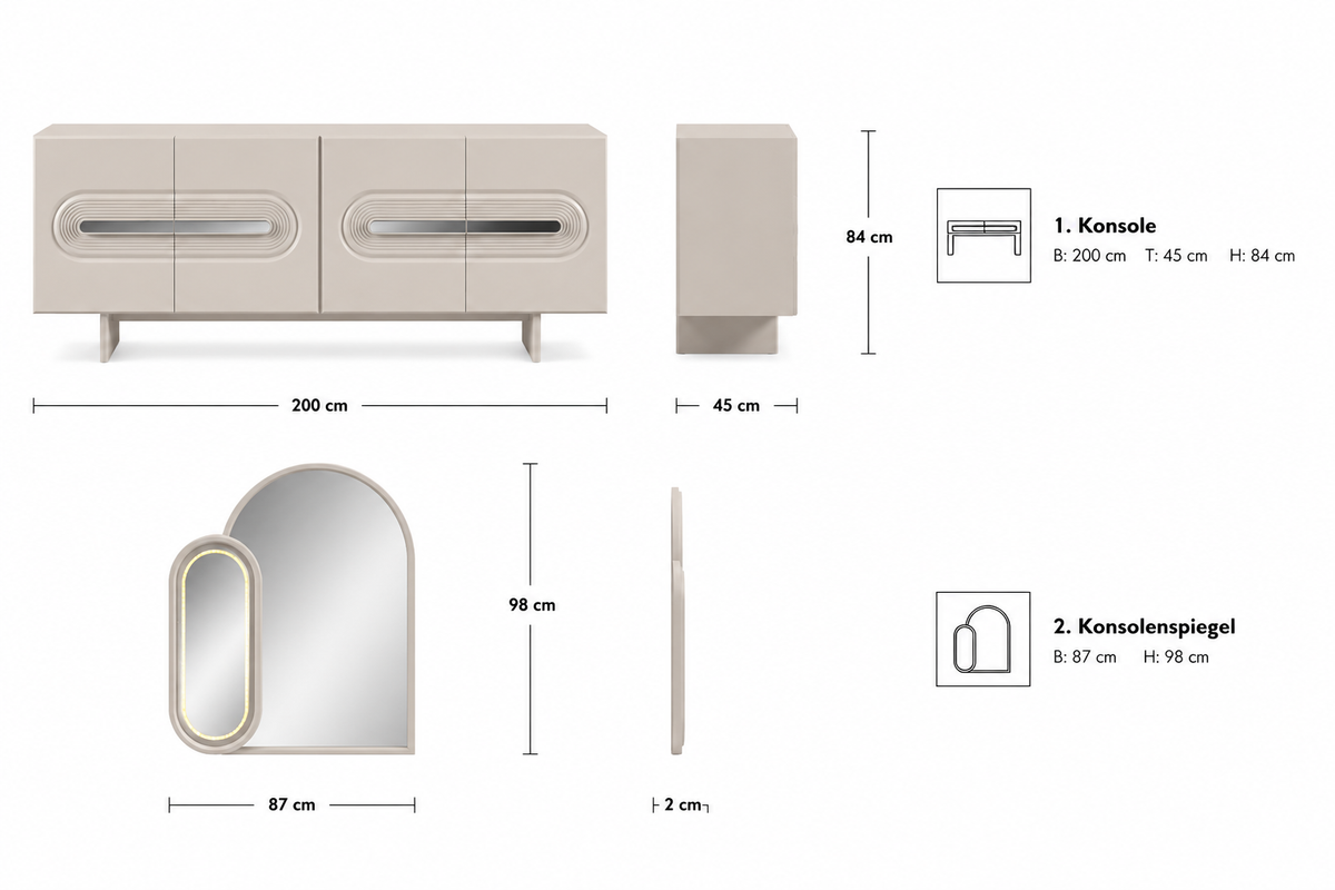 Parma Esszimmer Set