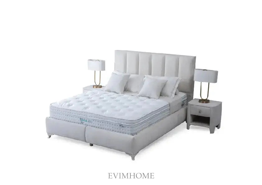 Climalatex Polo Boxspringbett Set inkl. Matratze – Naturlatex, 5-Zonen-Federkern & Climatex-Technologie für Optimalen Schlafkomfort Schlafsinn