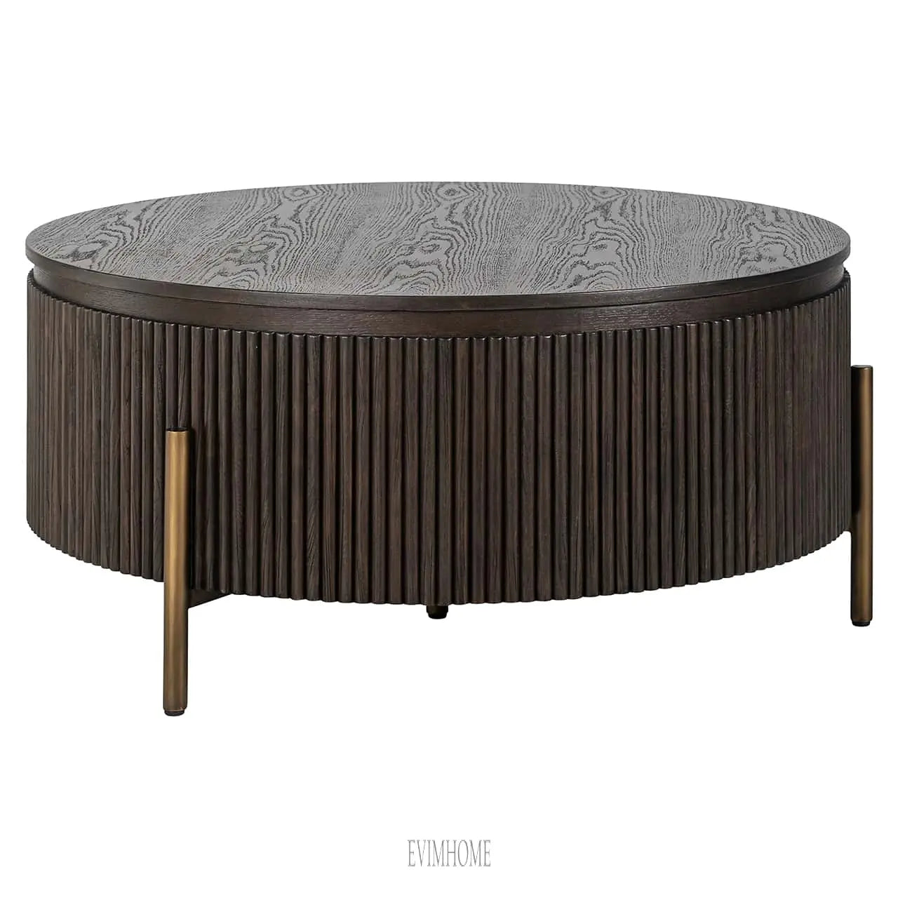 Couchtisch Luxor 95Ã˜ (Braun) Evimhome