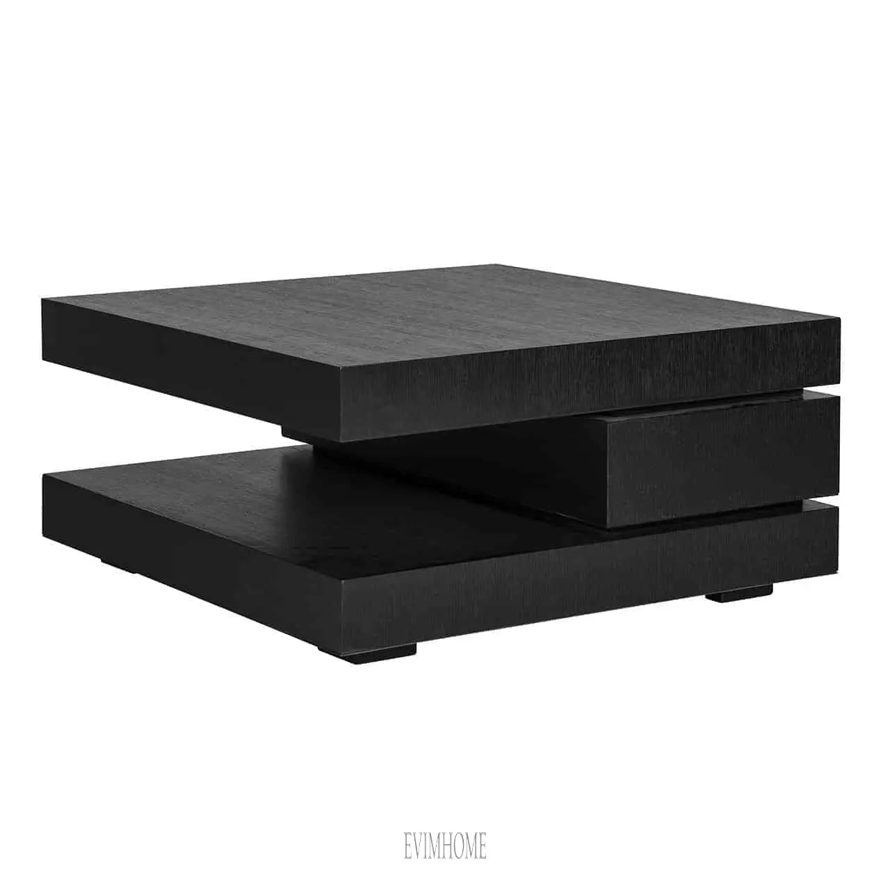 Couchtisch Oakura Blok C (Schwarz) Evimhome