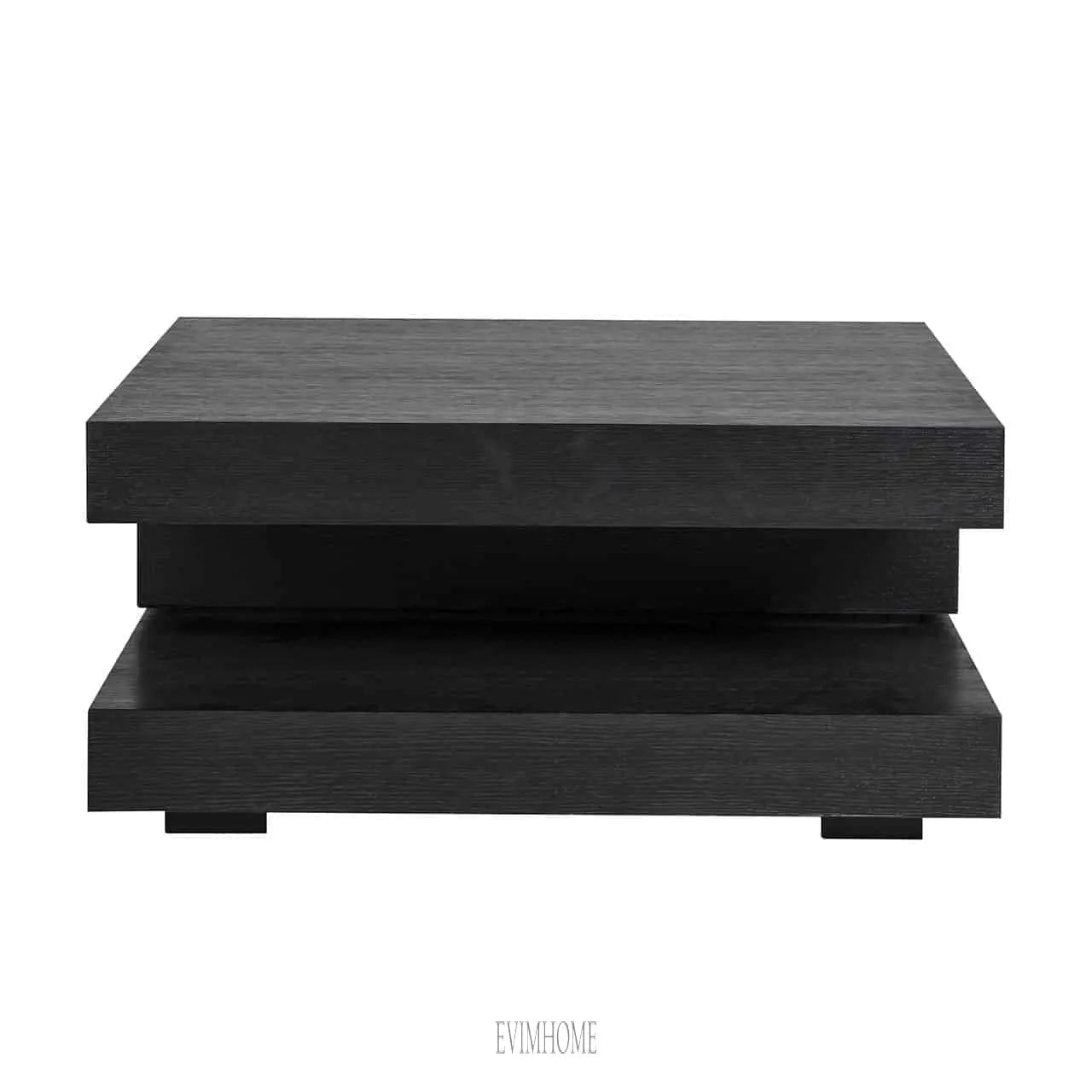 Couchtisch Oakura Blok C (Schwarz) Evimhome