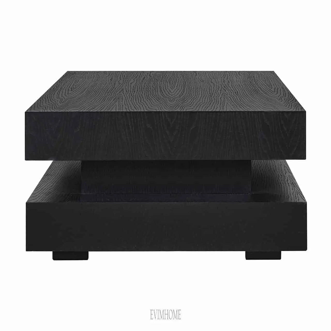 Couchtisch Oakura Blok H (Schwarz) Evimhome