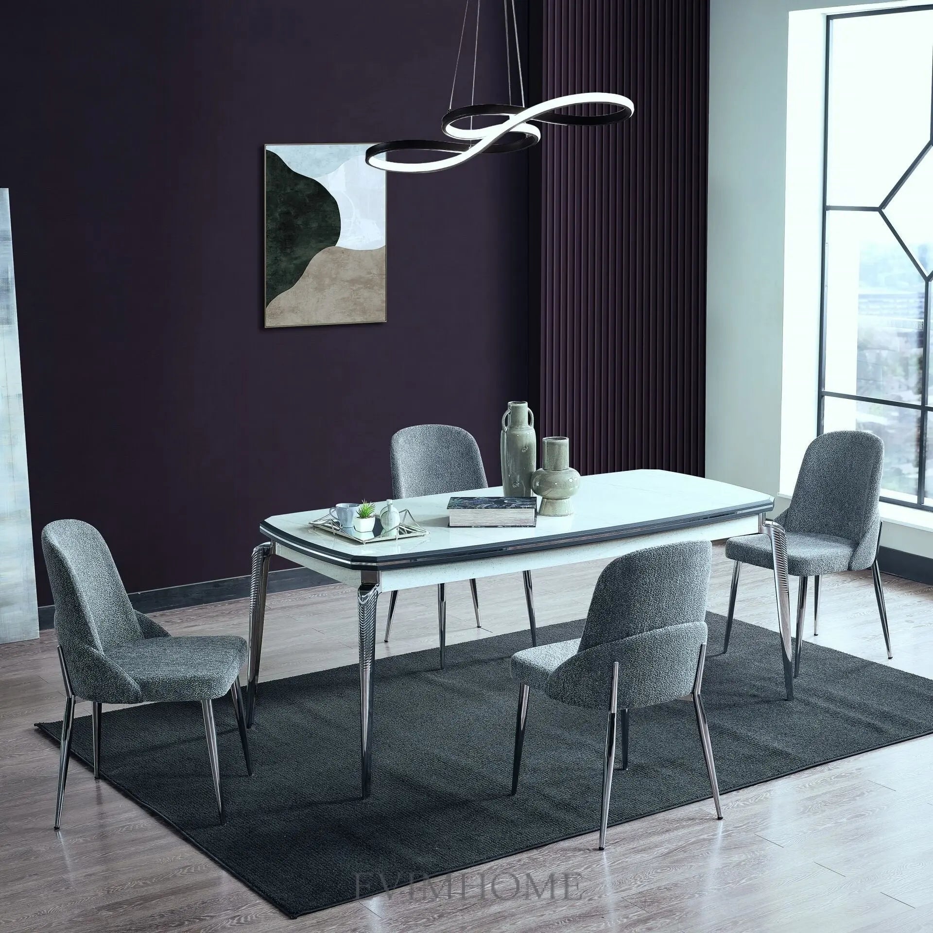 DURU Esstisch-Set Evim Mobilya