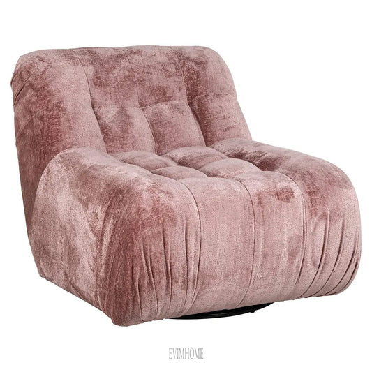 Drehsessel Rosy Rose Chenille (Bergen 705 Rose Chenille) Evimhome