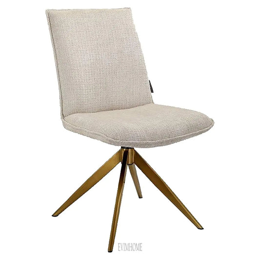 Drehstuhl Dakota Beige Chenille (Niagara 902 Beige) Evimhome